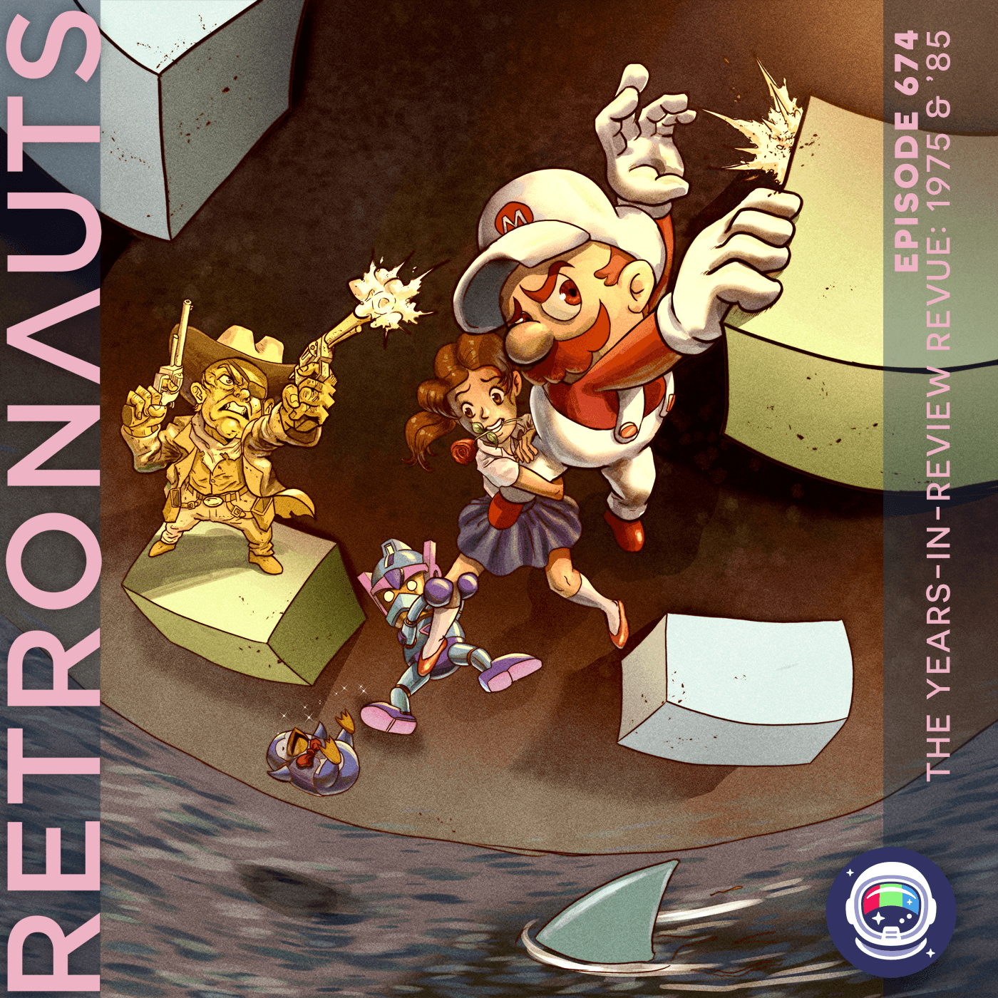 674: The Years-in-Review Revue: 1975 & ’85 - Retronauts cover