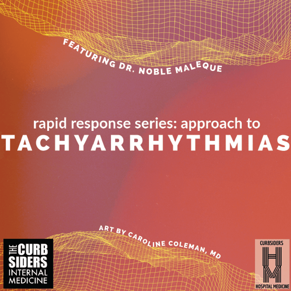 #473 Rapid Response Series: Narrow Complex Tachyarrhythmias with Dr. Noble Maleque - The Curbsiders Internal Medicine Podcast cover