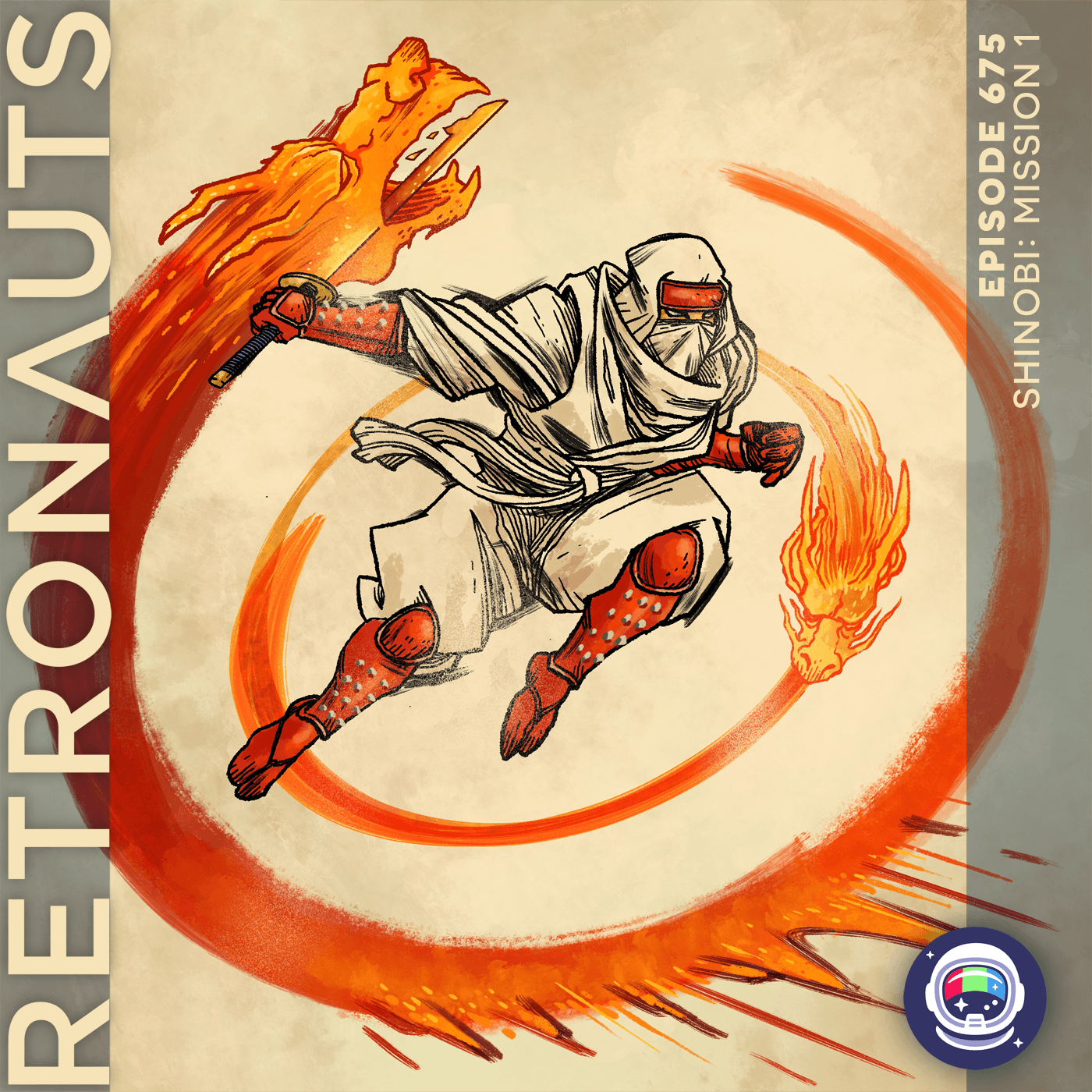 675: Shinobi - Mission 1 - Retronauts cover
