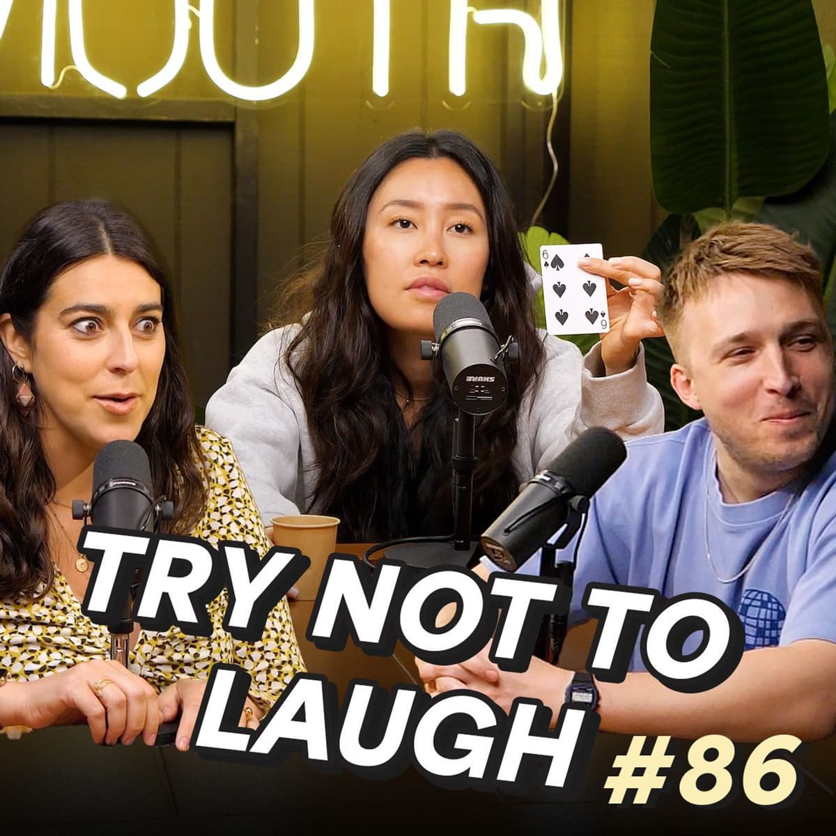 #86 - Try Not To Laugh: The Podcast w/ Olivia Sui - Smosh Mouth cover