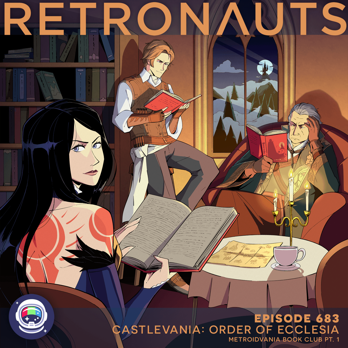 683: Castlevania: Order of Ecclesia - The Metroidvania Book Club Pt. 1 - Retronauts cover