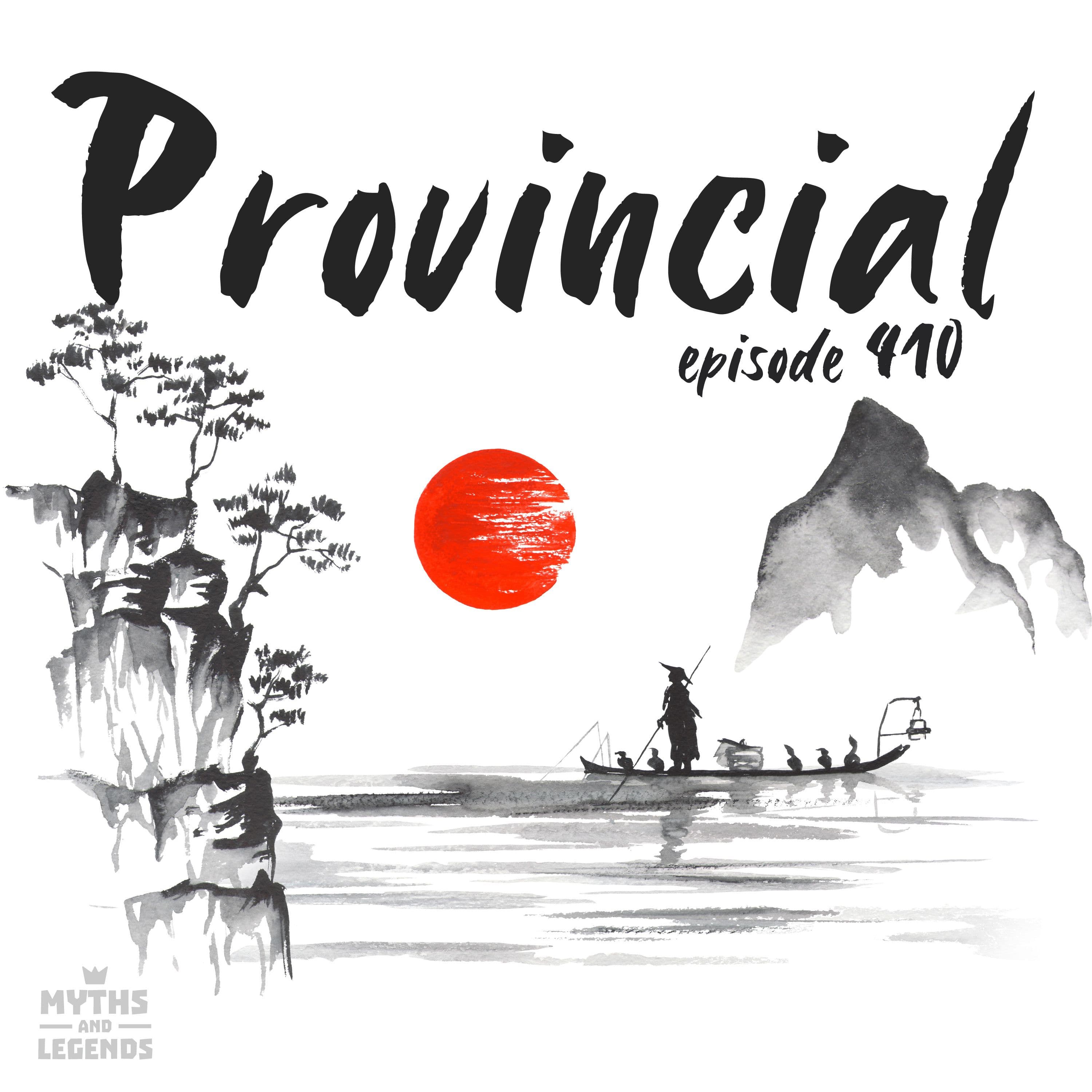 410: Japanese folklore: Provincial - Myths and Legends cover