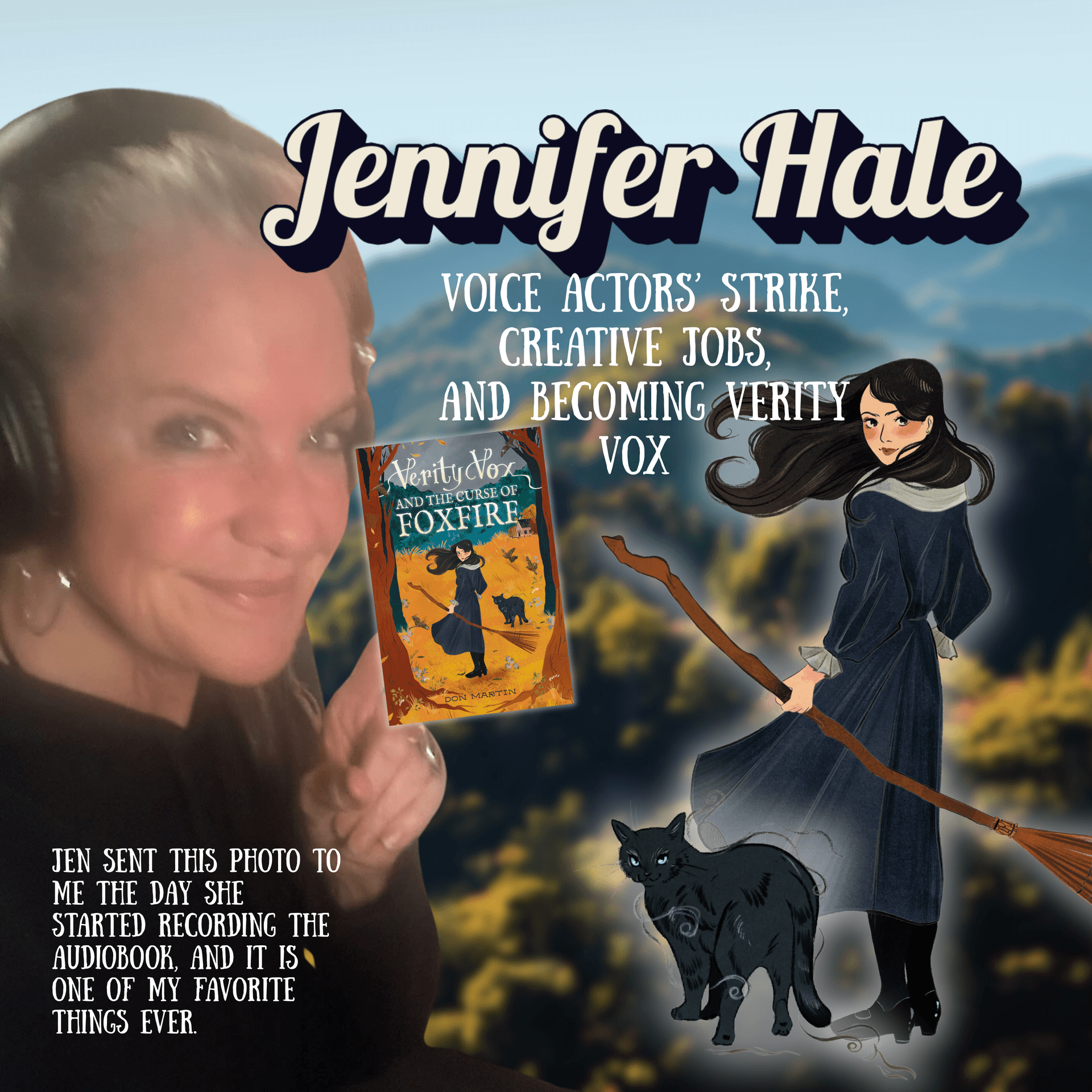 Jennifer Hale discusses the Voice Actors' strike, creative jobs, and becoming Verity Vox — Head On Fire cover