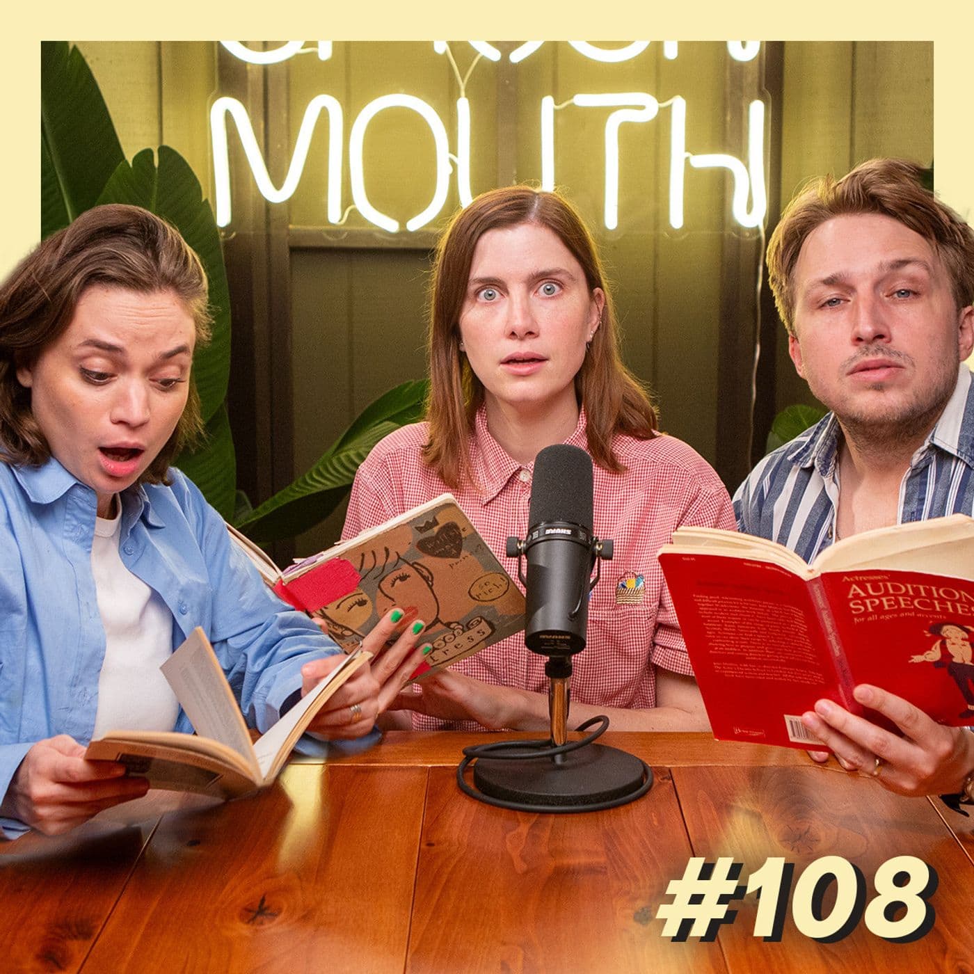 #108 - These Monologues Are For Teens w/ Vic Michaelis - Smosh Mouth cover