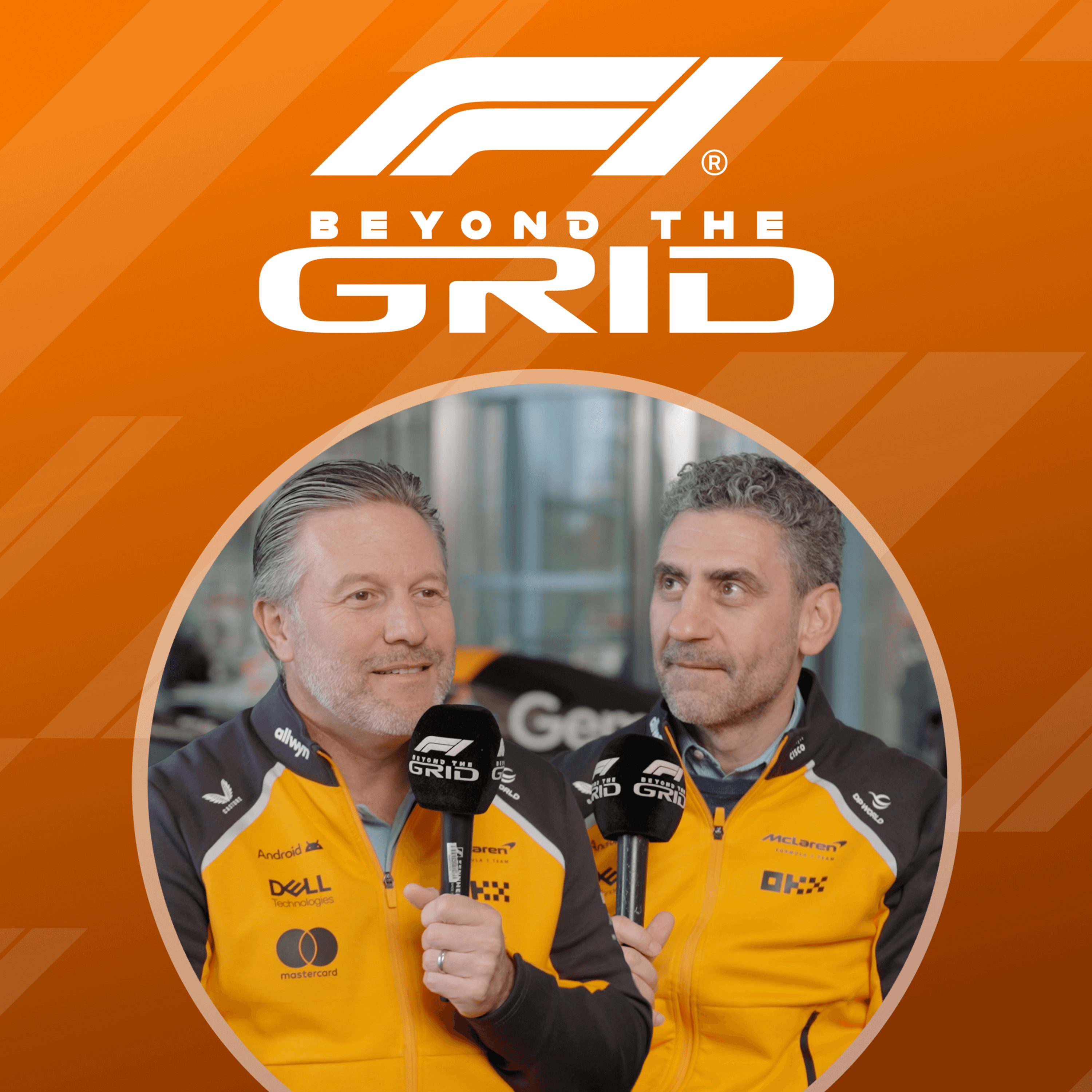 Andrea Stella + Zak Brown: McLaren’s transformation + the Drivers’ Championship race - F1 Beyond The Grid cover