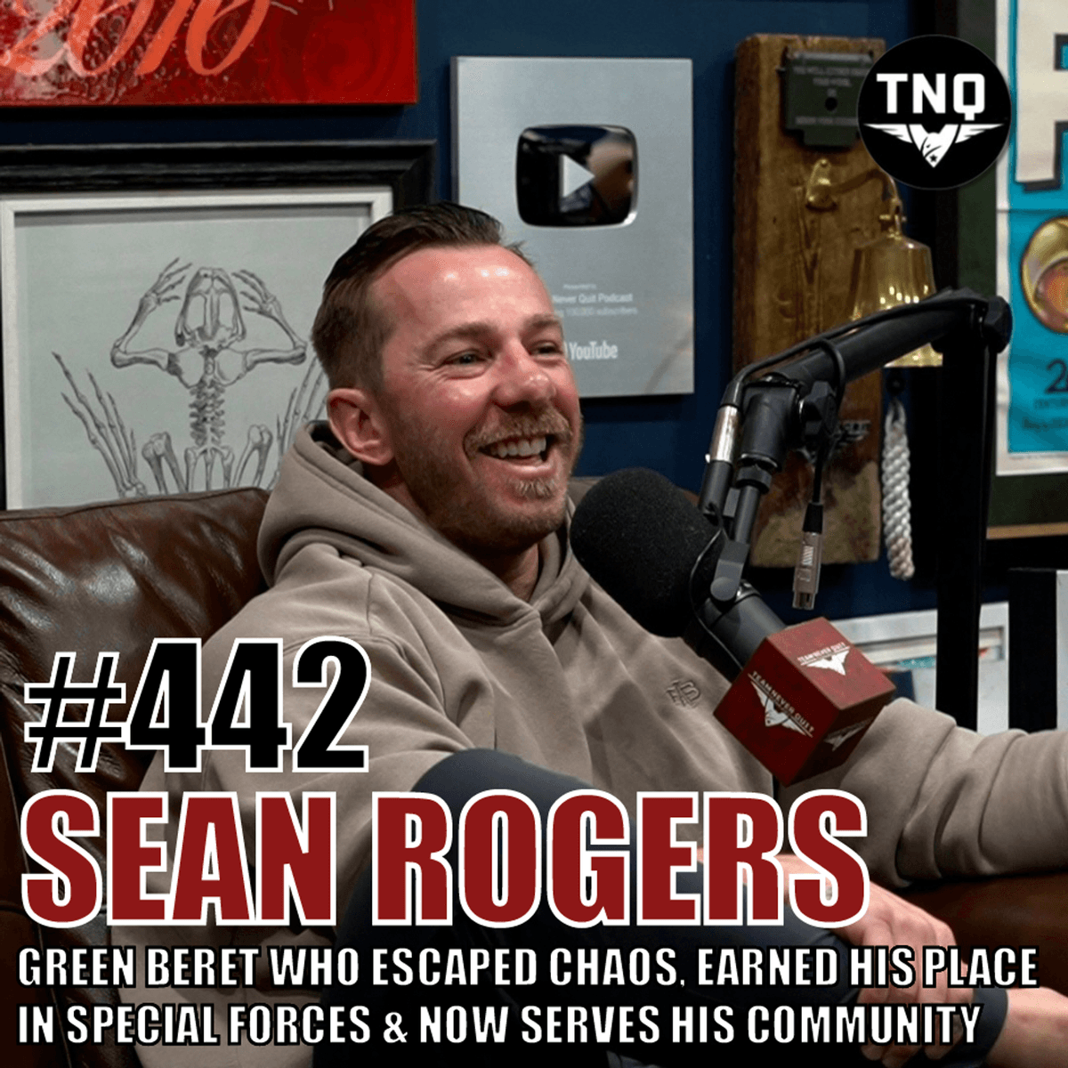 Sean Rogers: The Green Beret Who Escaped Chaos, Earned His Place in Special Forces, & Now Serves His Community - Team Never Quit cover