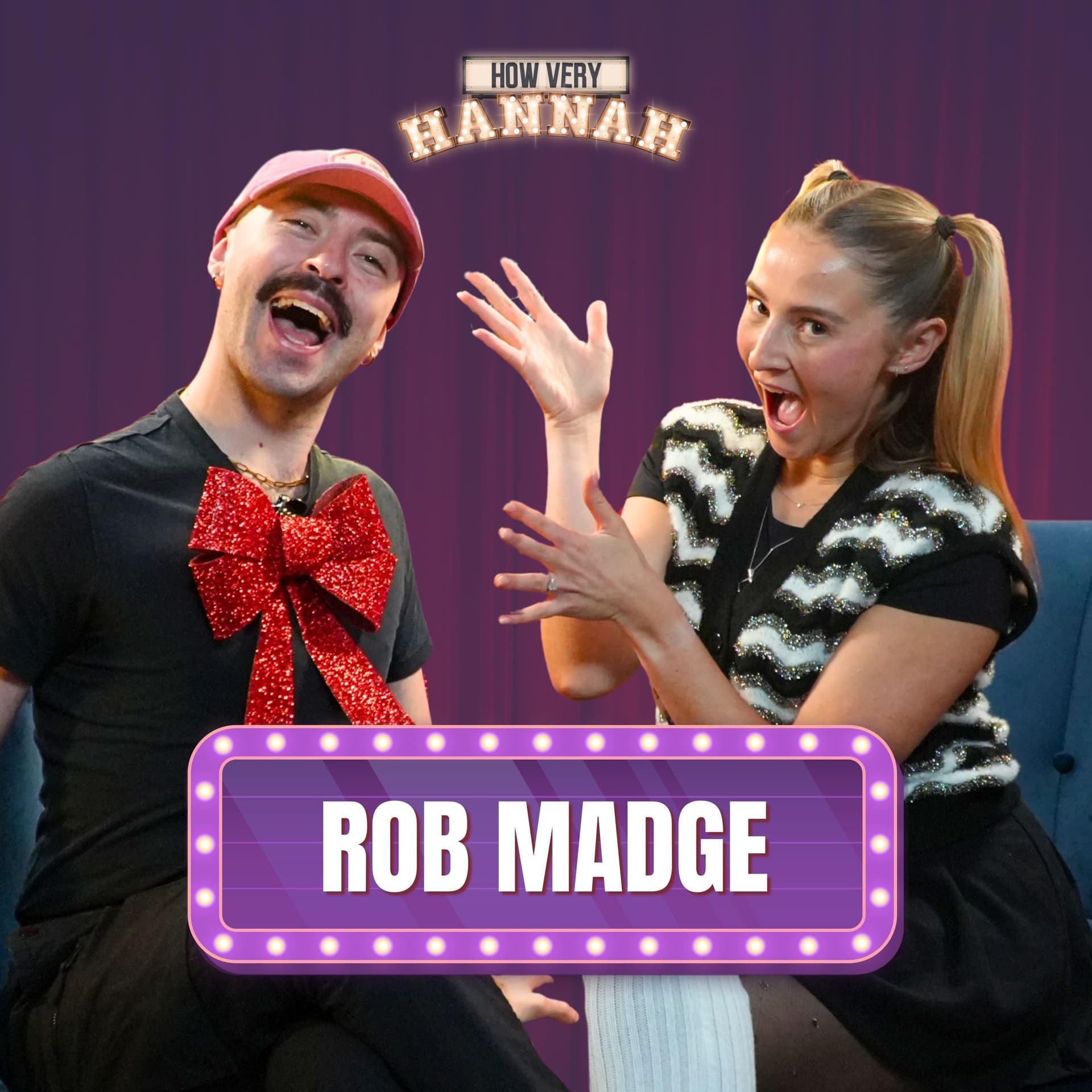 S2 Ep16: Rob Madge: Panto Chaos, TikTok Stardom & Jazz Hands Gone Rogue 🎭 — How Very Hannah cover