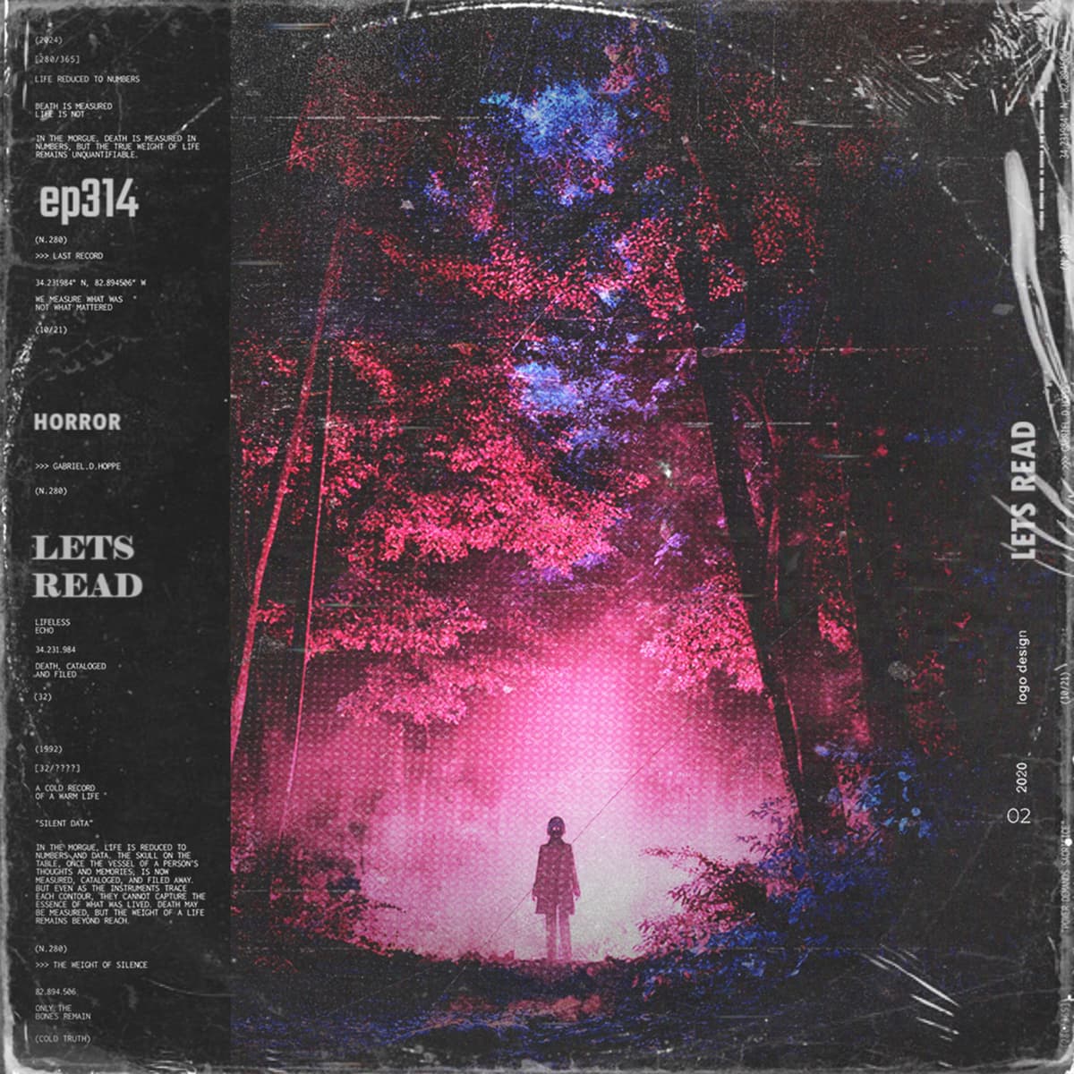 329: I WITNESSED A MURDER IN THE WOODS | 11 TERRIFYING True Scary Stories / Rain Ambience | EP 314 - The Lets Read Podcast cover