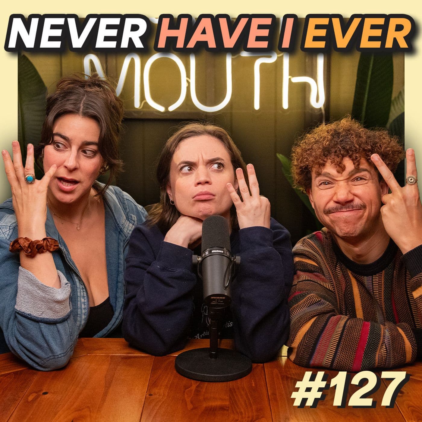 #127 - Never Have I Ever w/ Angela & Chanse - Smosh Mouth cover