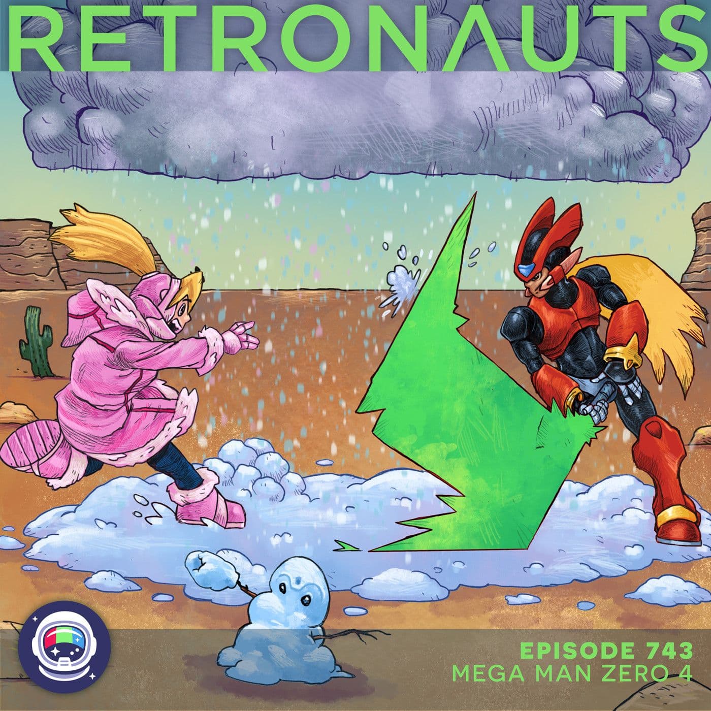 743: Mega Man Zero 4 - Retronauts cover