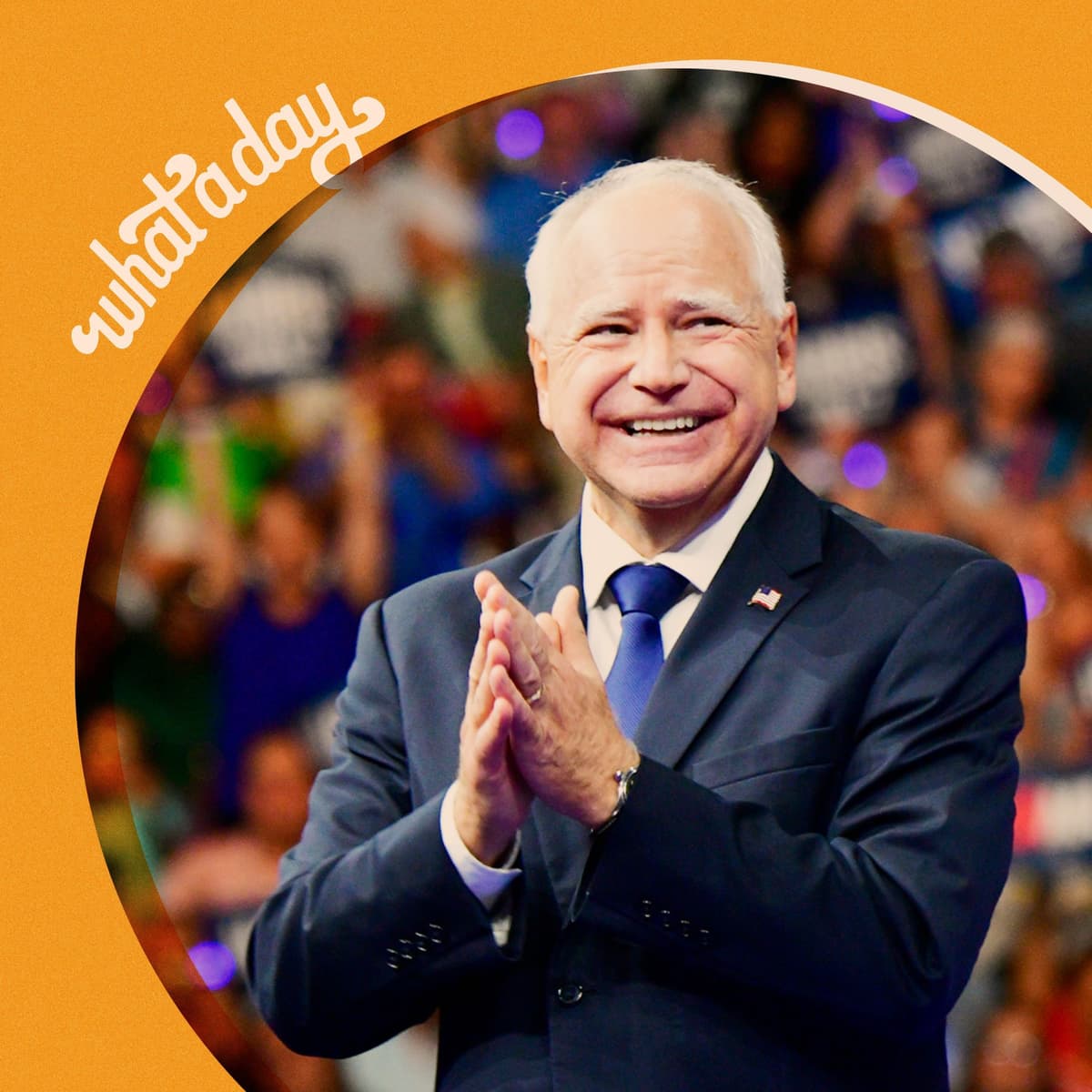 Governor Walz Comes Out Swinging - What A Day cover