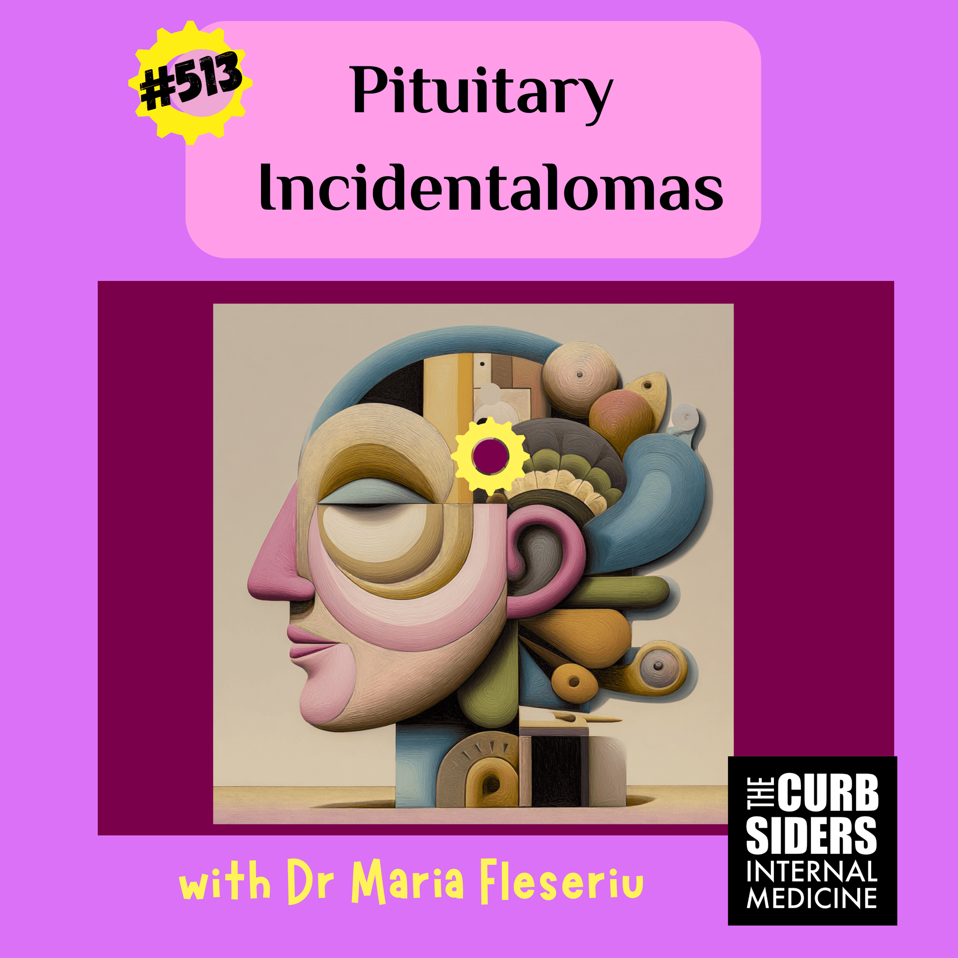 #513  Pituitary Incidentalomas - The Curbsiders Internal Medicine Podcast cover
