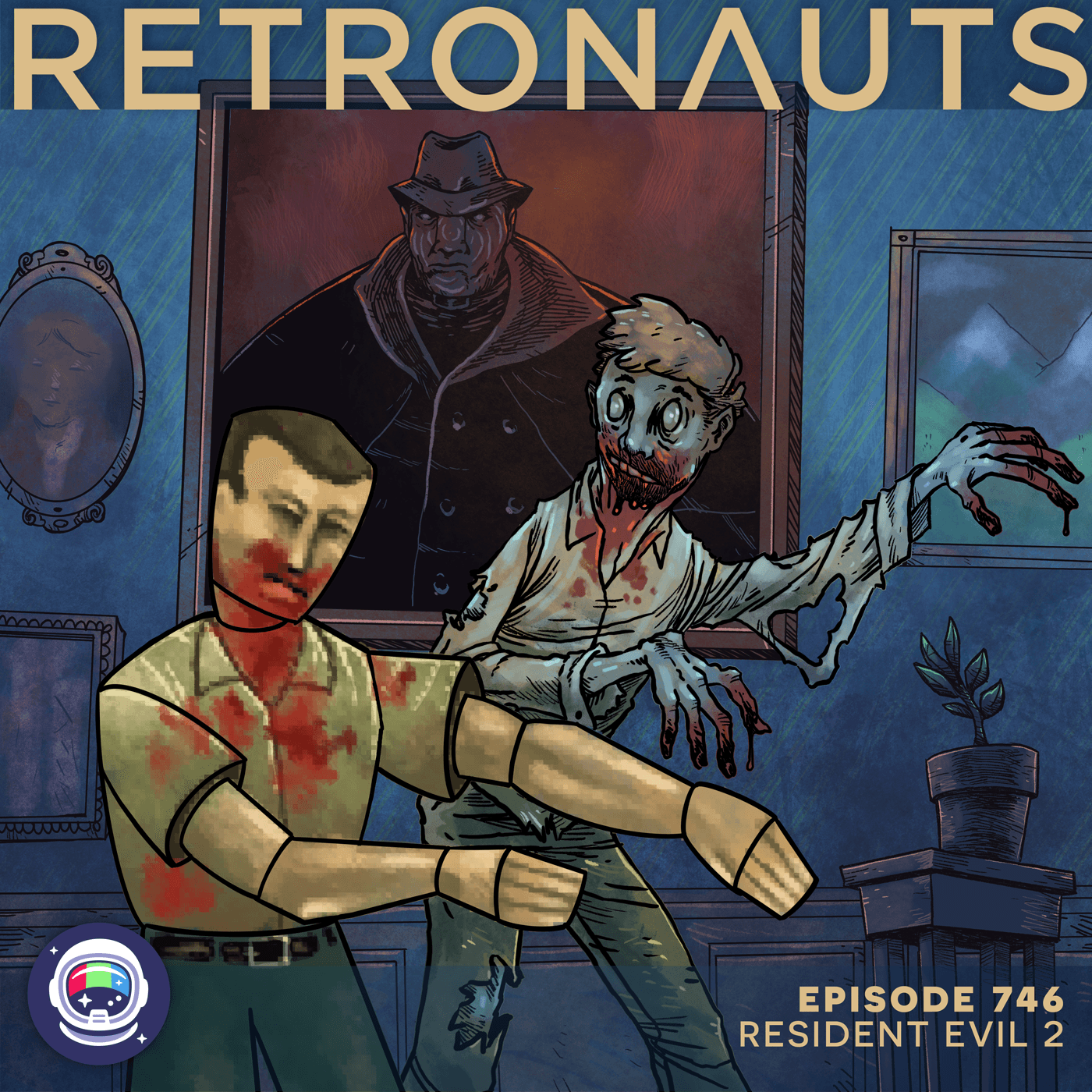 746: Resident Evil 2 vs. REsident Evil 2 - Retronauts cover