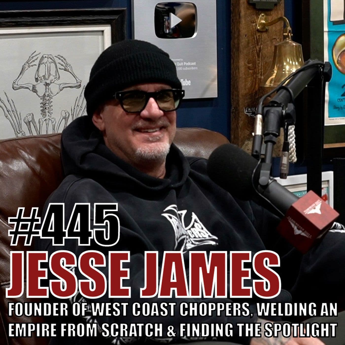 Jesse James: Founder of West Coast Choppers, Welding an Empire From Scratch & Finding The Spotlight - Team Never Quit cover