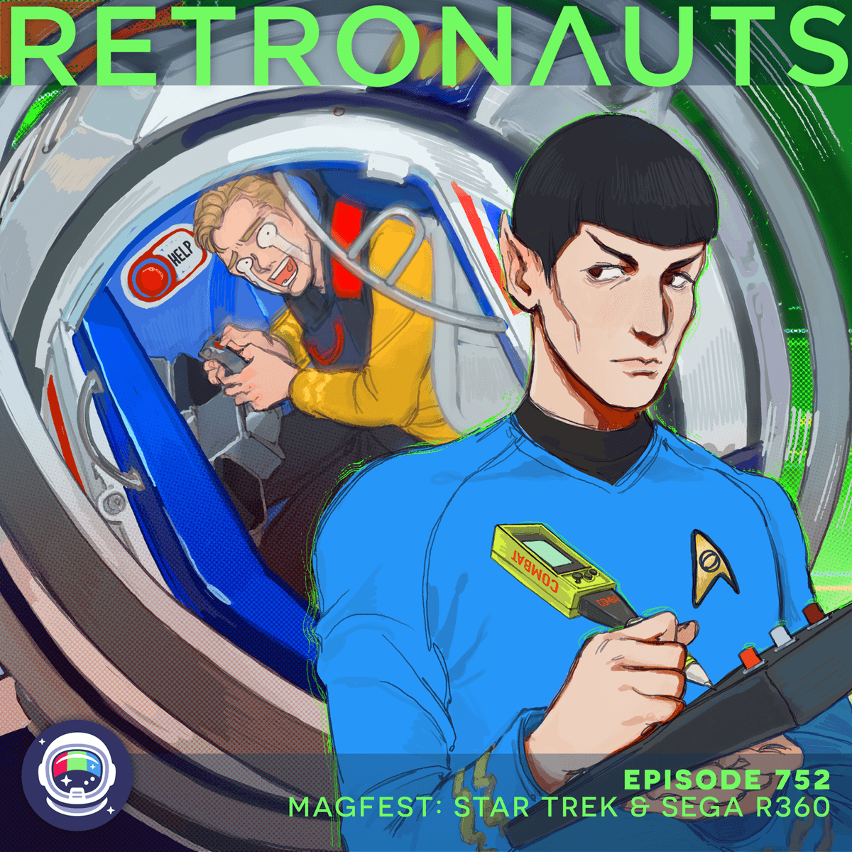 752: MAGfest: Star Trek & Sega R360 - Retronauts cover