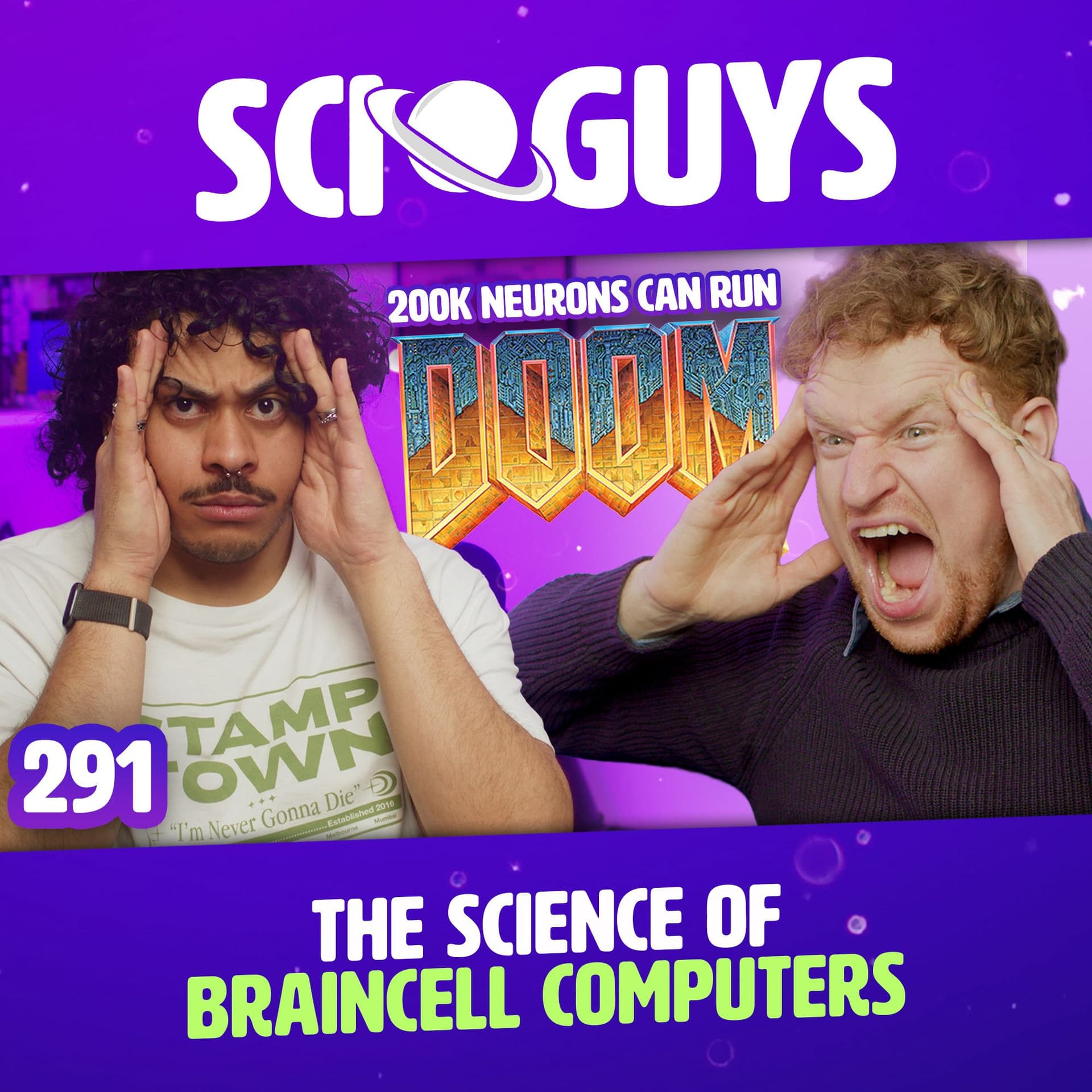 291: The Science of Human Braincell Computers - Sci Guys cover