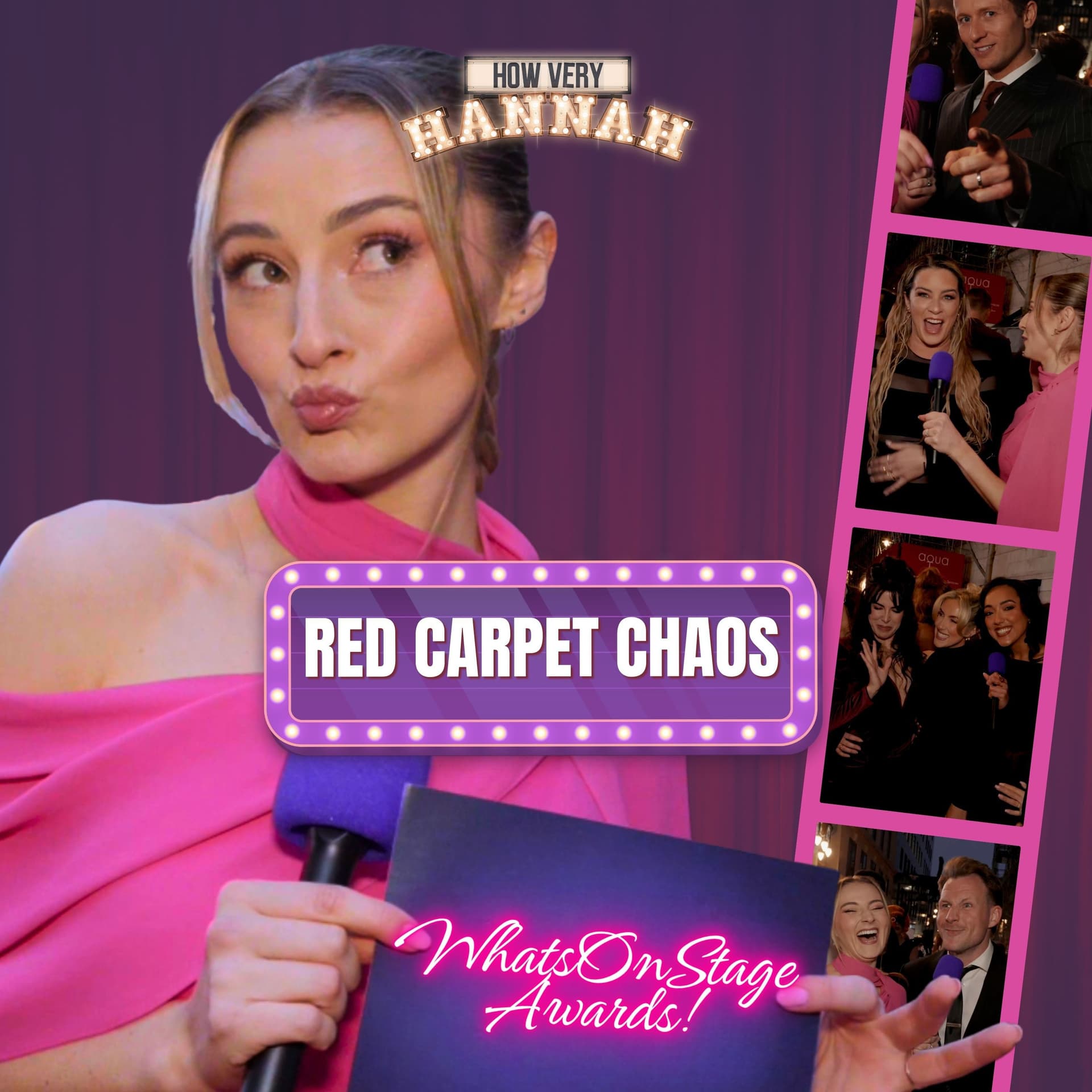 S3 Ep10: What's On Stage Awards Red Carpet Special: The Interviews, Dares & Drama!! - How Very Hannah cover