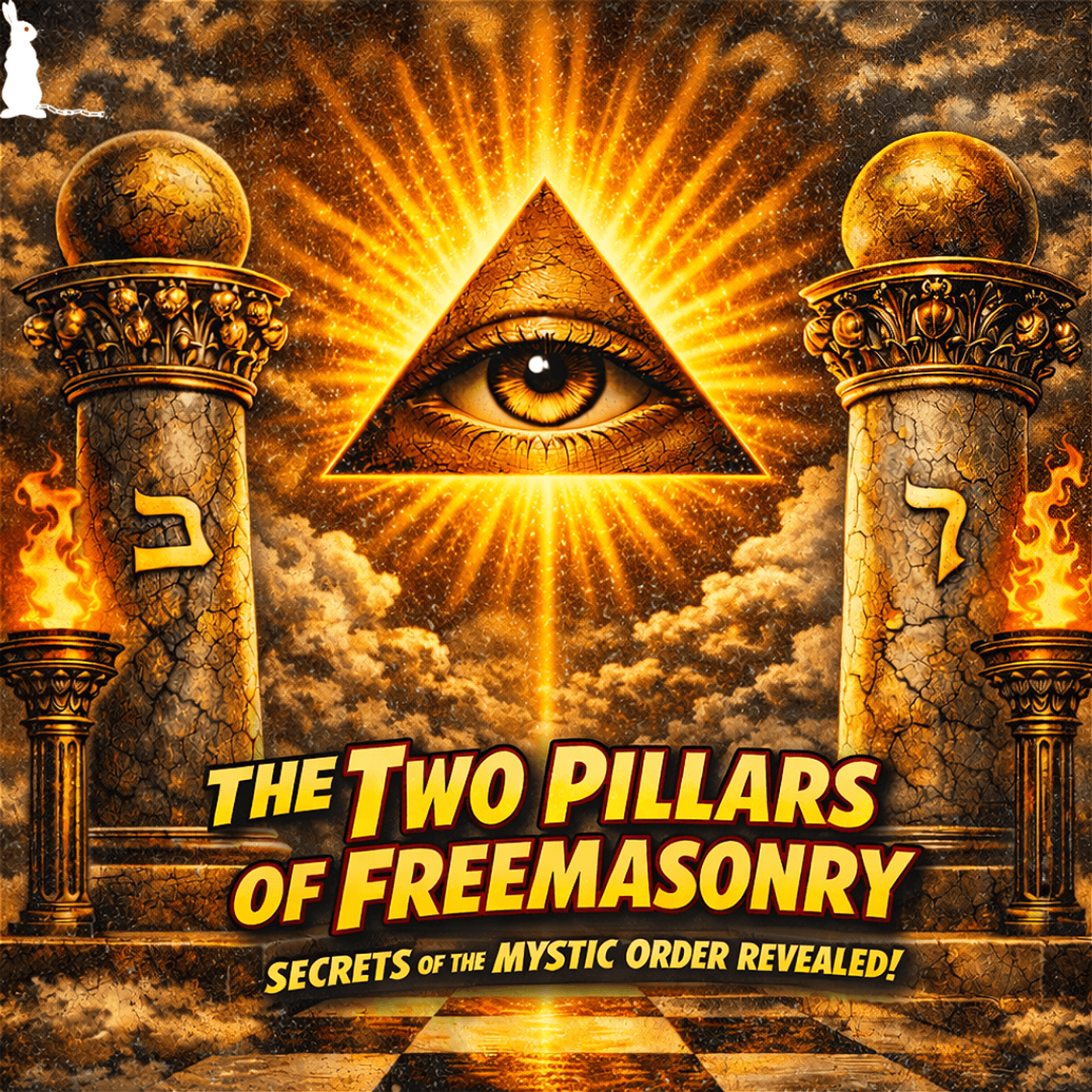 Boaz & Jachin: The Two Pillars of Freemasonry - Free The Rabbits cover