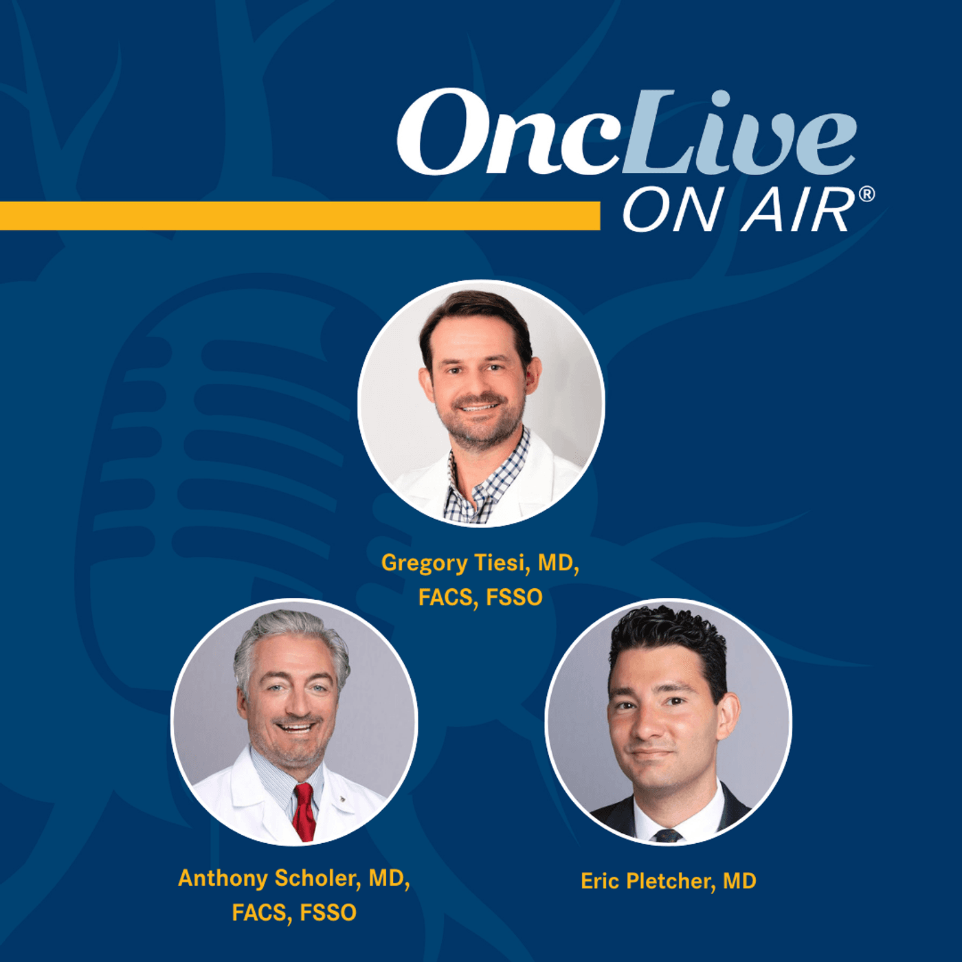 S16 Ep26: Trans-Arterial Micro-Perfusion Could Boost Systemic Chemotherapy Efficacy in Unresectable Pancreatic Cancer: With Gregory J. Tiesi, MD, FACS, FSSO; Anthony Scholer, MD, FACS, FSSO; and Eric Pletcher, MD - OncLive® On Air cover