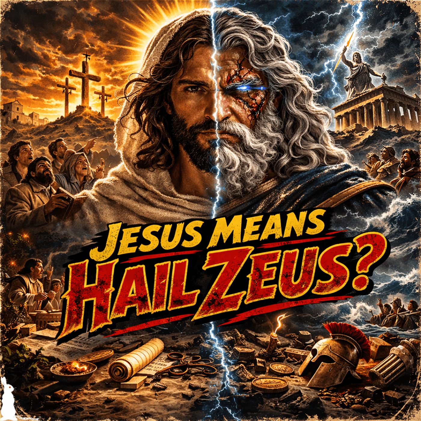 Jesus Means "Hail Zeus"? - Free The Rabbits cover