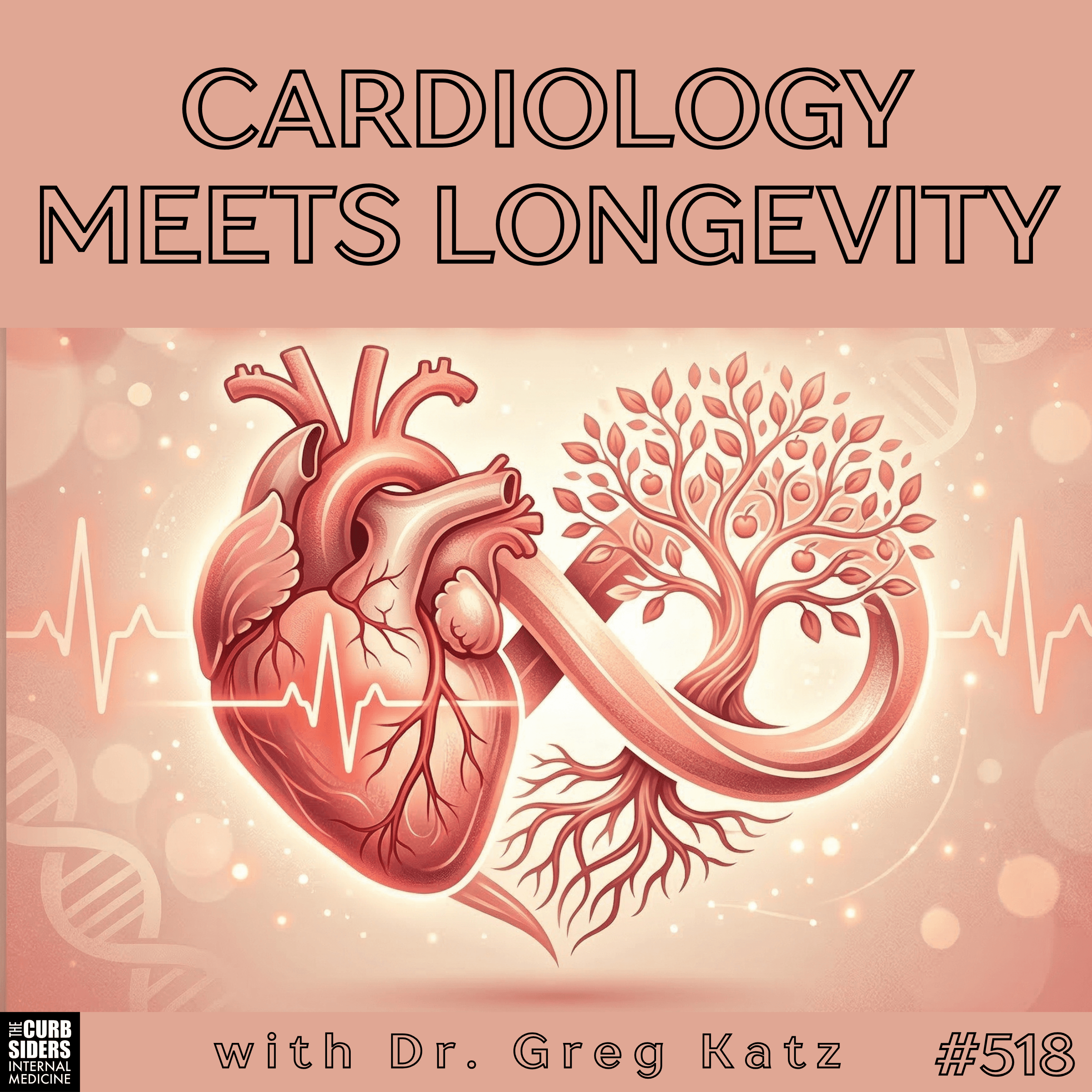 518: Cardiology Meets Longevity - The Curbsiders Internal Medicine Podcast cover