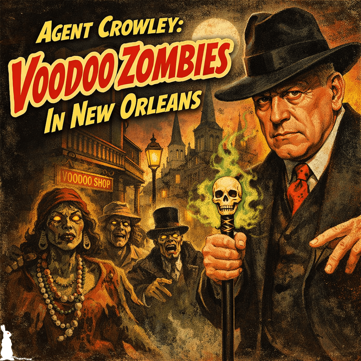 Agent Crowley: Voodoo Zombies, Gnostic Mass & The Occult War for America - Free The Rabbits cover