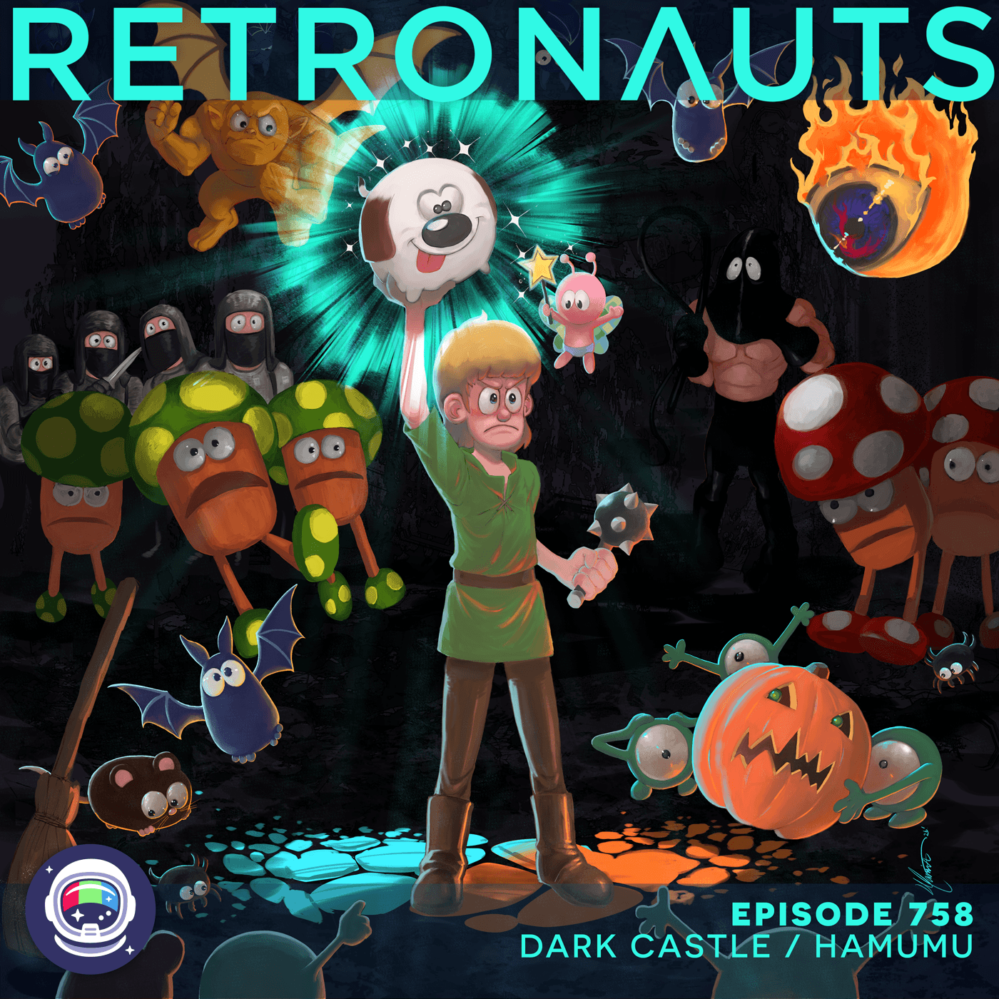 758: Dark Castle & Hamumu Games - Retronauts cover