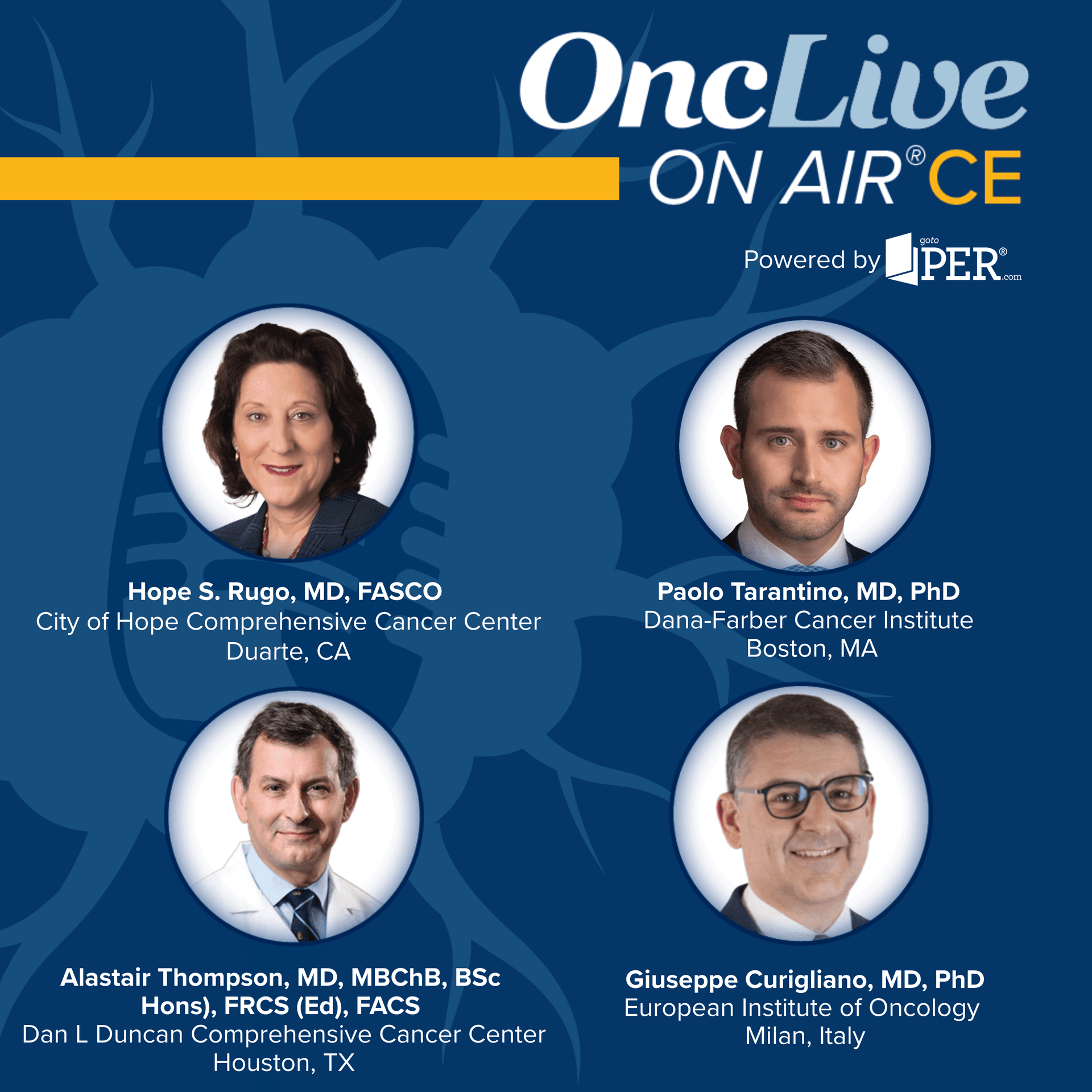S16 Ep46: Coffee Talk: Charting New Pathways With HER2 and TROP2 Therapies – From Early to Advanced Breast Cancer - OncLive® On Air cover