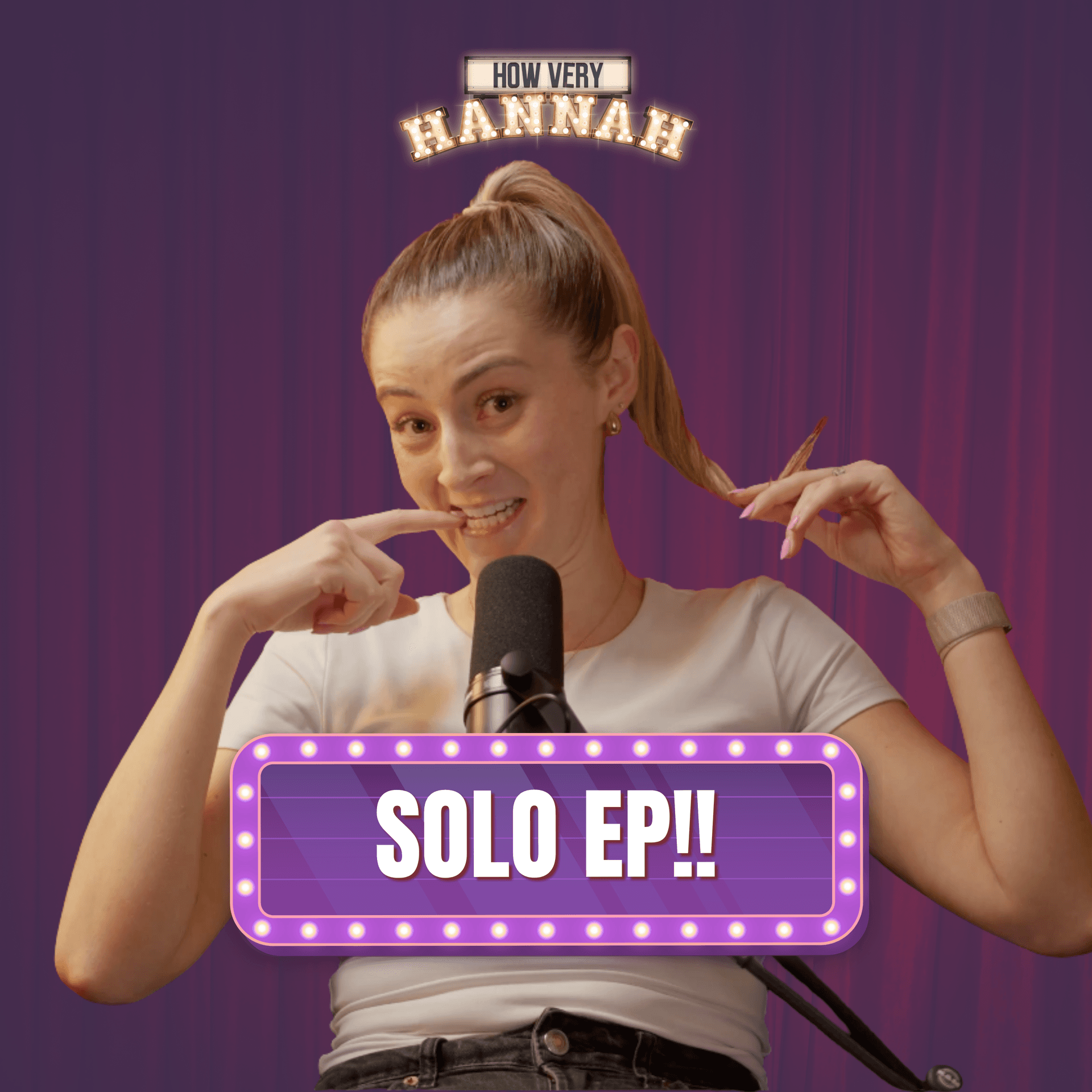 S3 Ep14: Solo Ep: Mid-Show Swing Ons, Concert Shows & Life on Tour — How Very Hannah cover