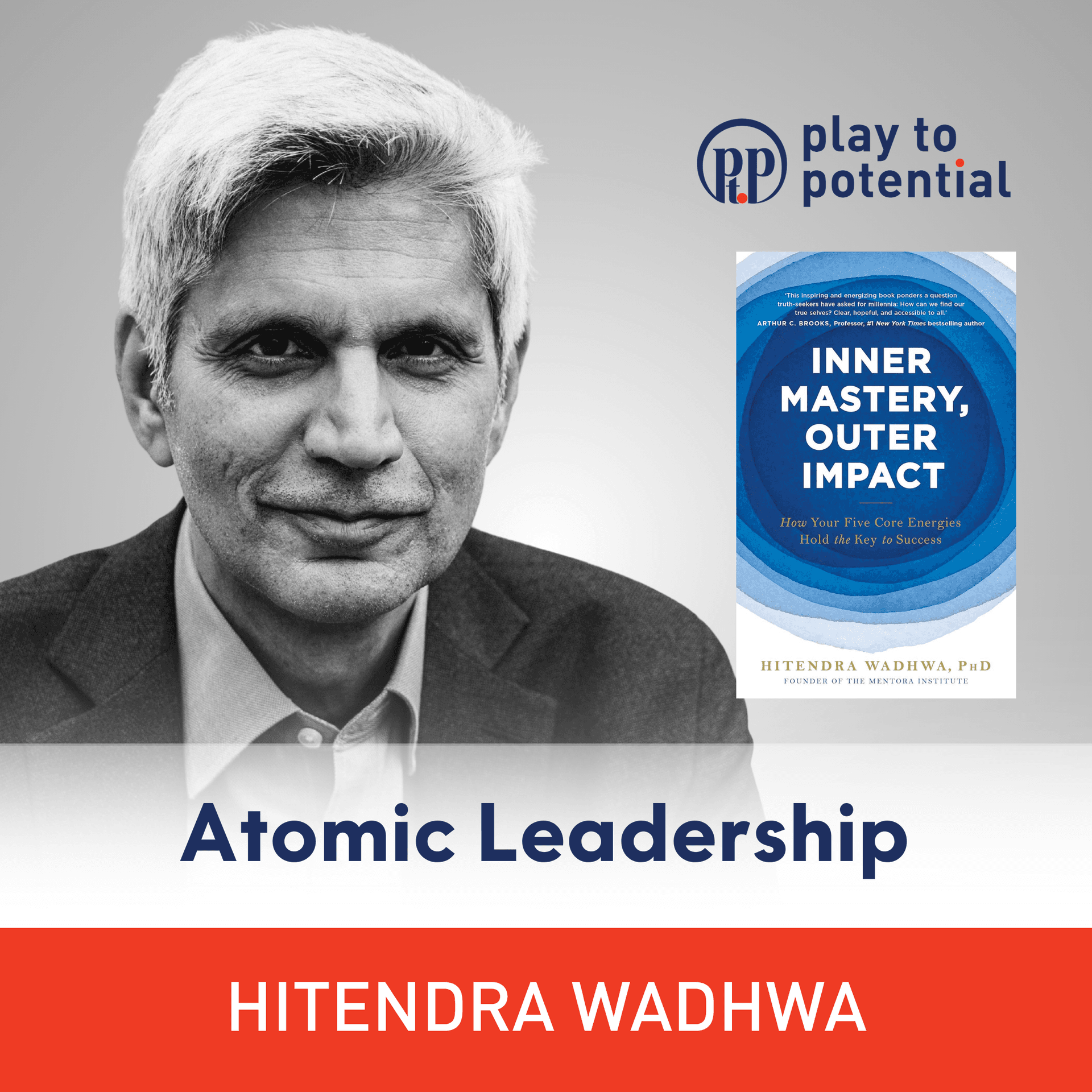 701: 109.00 Hitendra Wadhwa on Atomic Leadership - Play to Potential Podcast cover