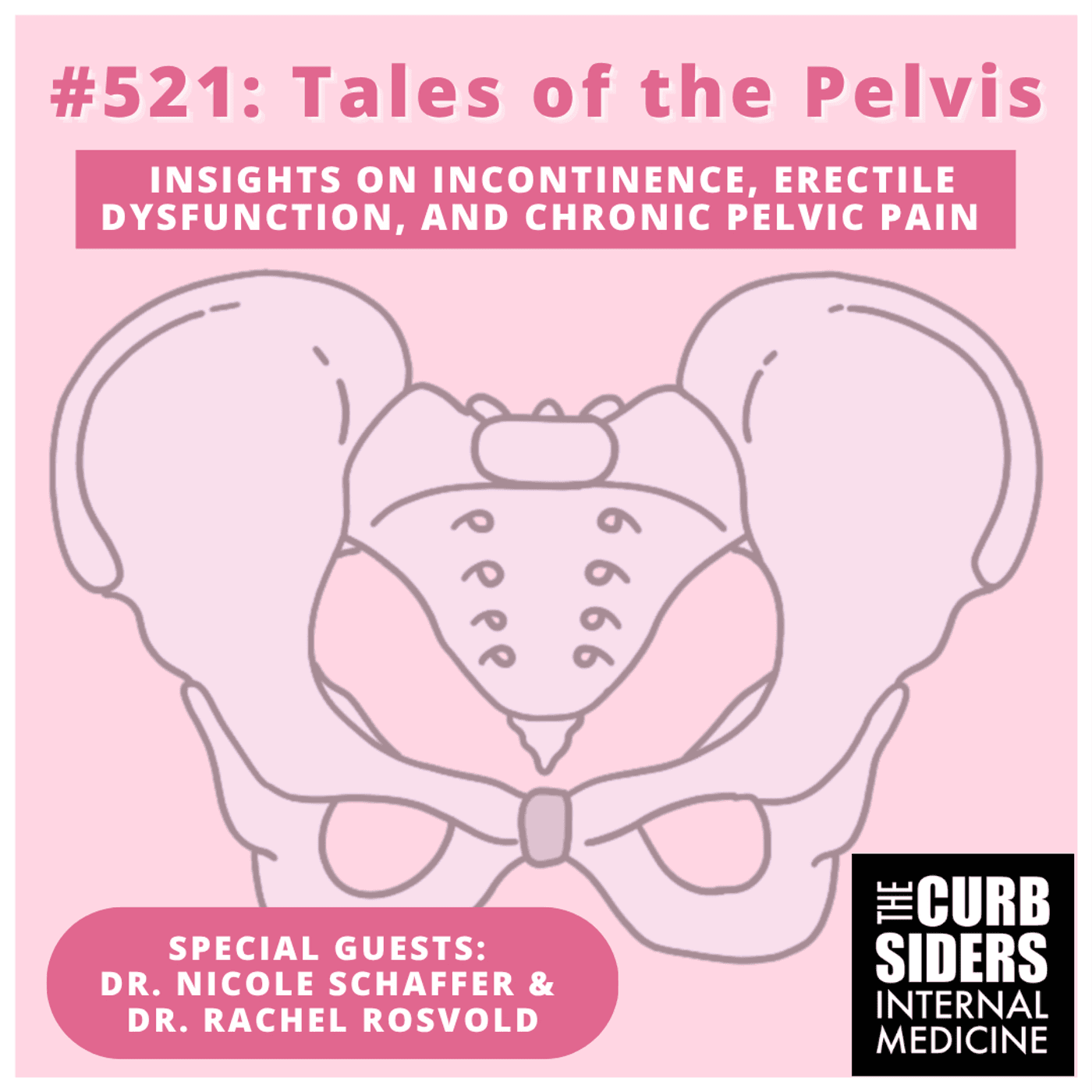 #521 Tales of the Pelvis - The Curbsiders Internal Medicine Podcast cover