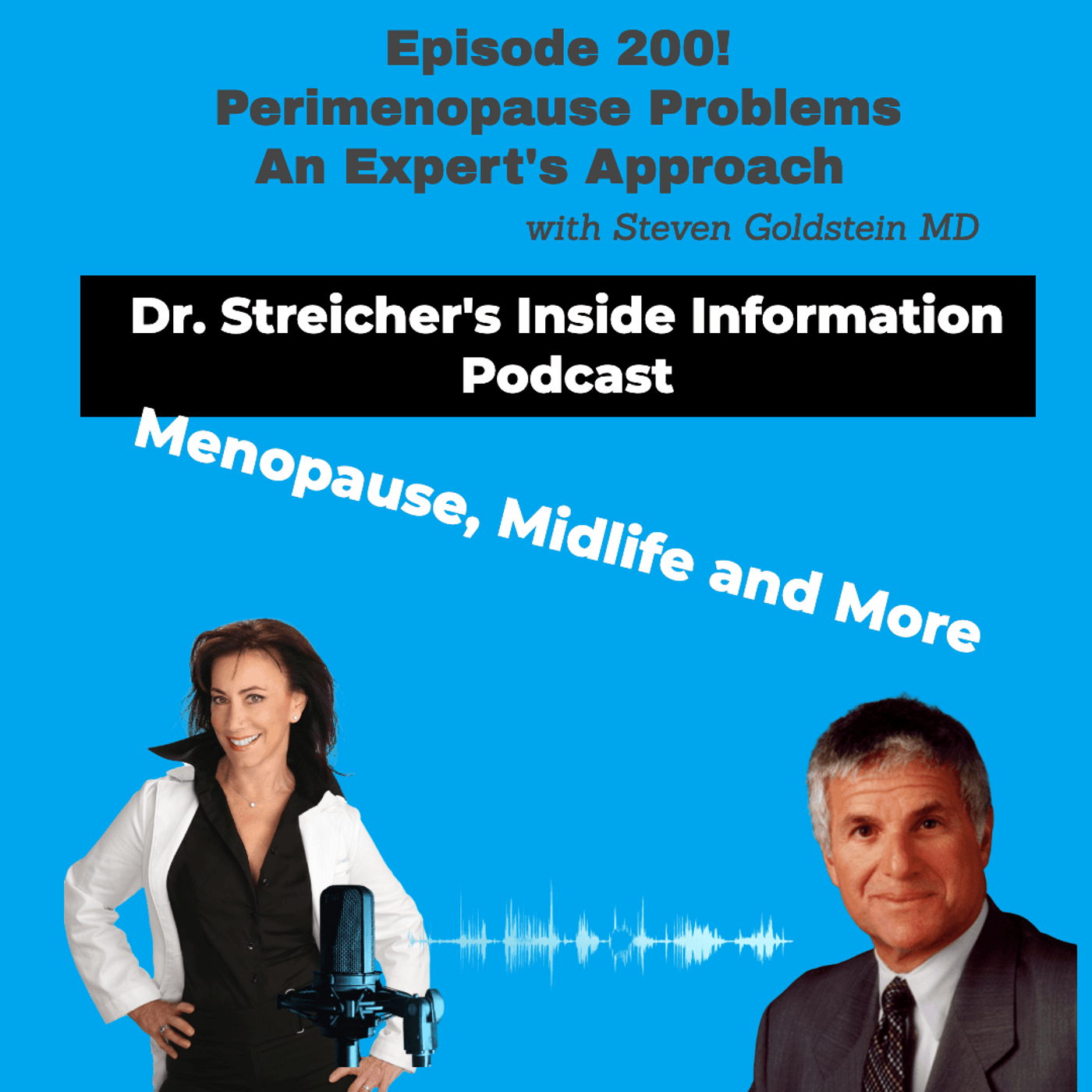 S4 Ep200: Perimenopause Problems-an Experts Approach with Dr. Steven Goldstein - Dr. Streicher’s Inside Information: Menopause, Midlife, and More cover