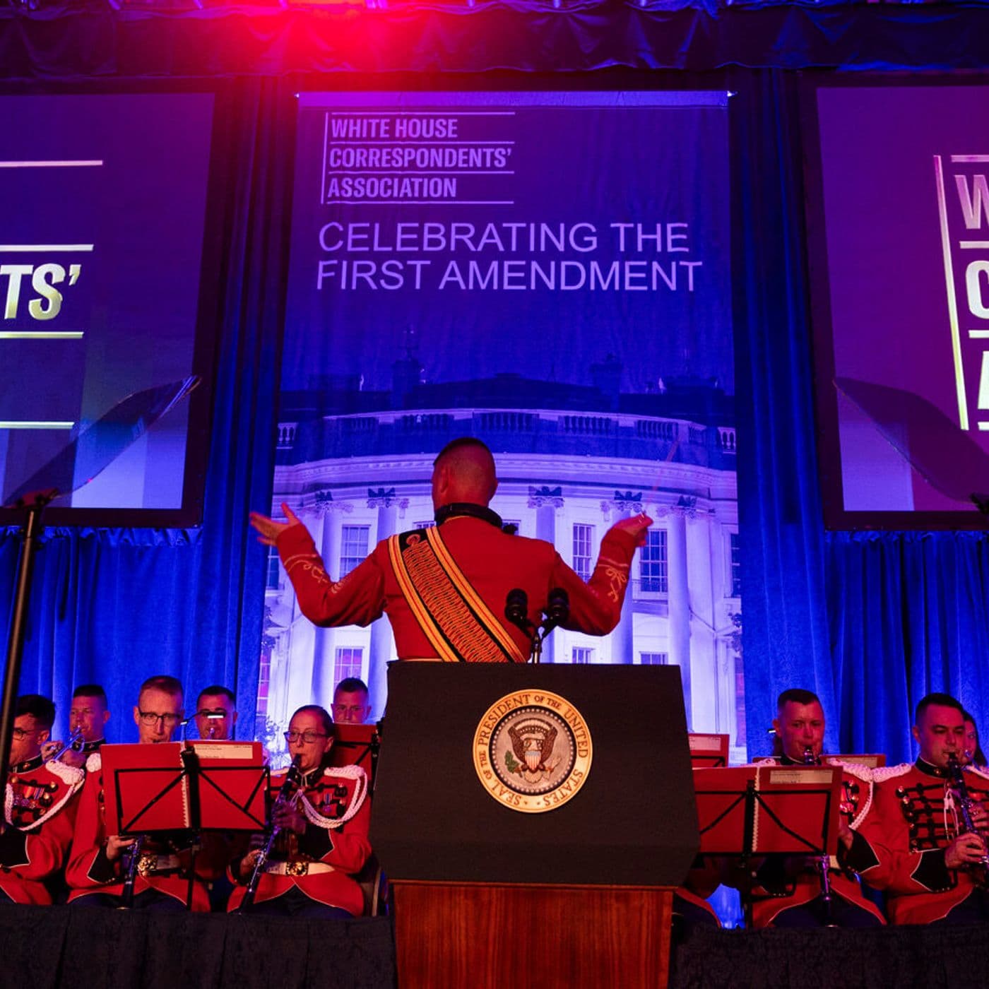 April 25, 2026 - Trump to attend first White House Correspondents' Dinner, after swelling briefing room with propagandists - Simon Marks Reporting cover