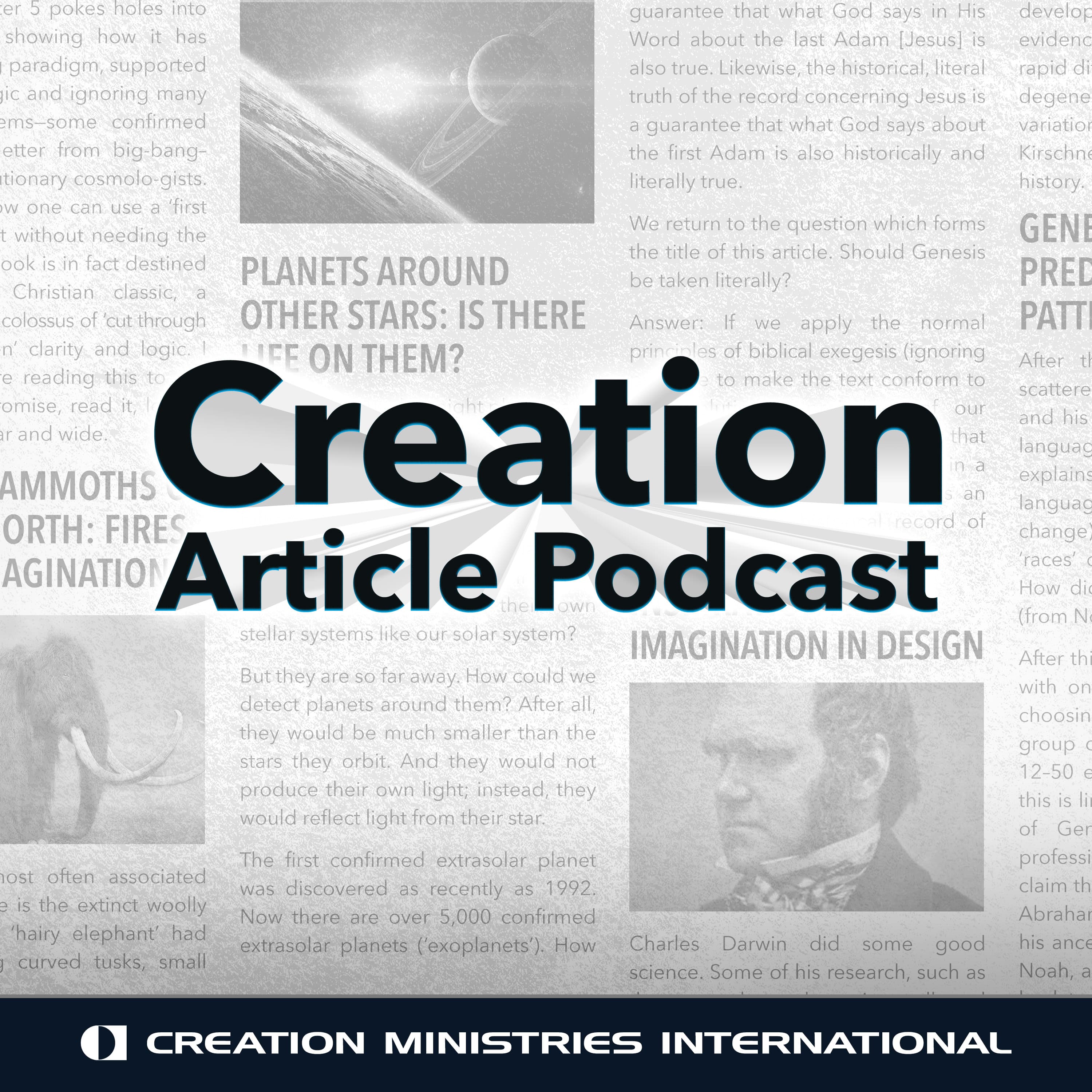 Creation Article Podcast cover