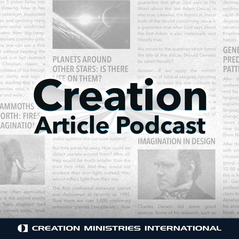Creation Article Podcast cover