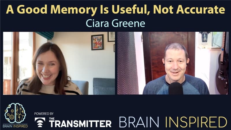 BI 206 Ciara Greene: Memories Are Useful, Not Accurate — Brain Inspired cover