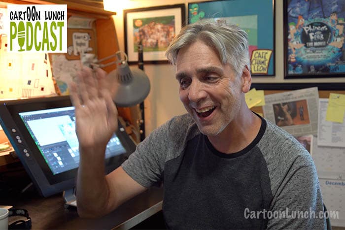 “PHINEAS & FERB” Director/Producer Robert Hughes.                                                The Podcast. Part 2 - Cartoon Lunch cover