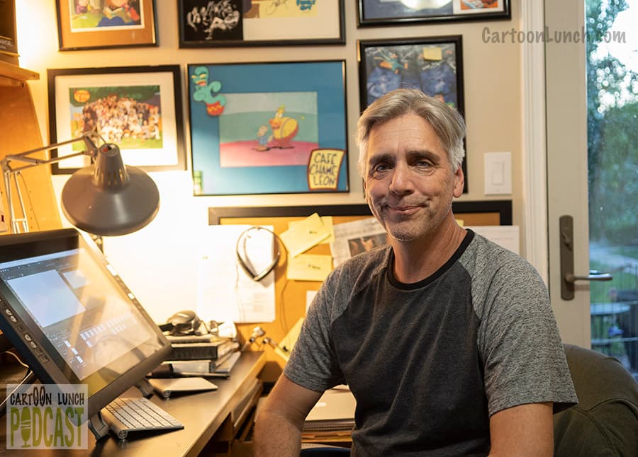 “PHINEAS & FERB” Director/Producer         Robert Hughes.                                                                        The Podcast. Part 1 - Cartoon Lunch cover