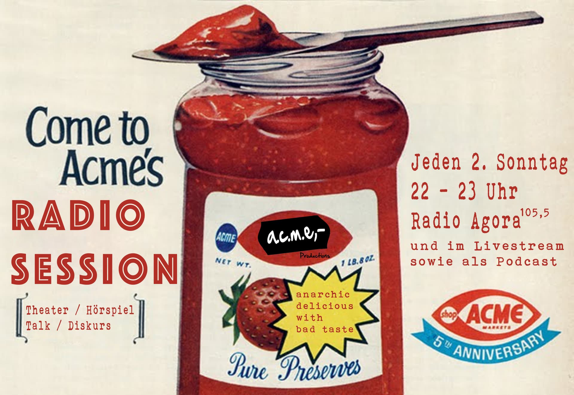 a.c.m.e,-Radiolab_10.November „Surrounded by Idiots“ - a.c.m.e,- radiolab cover