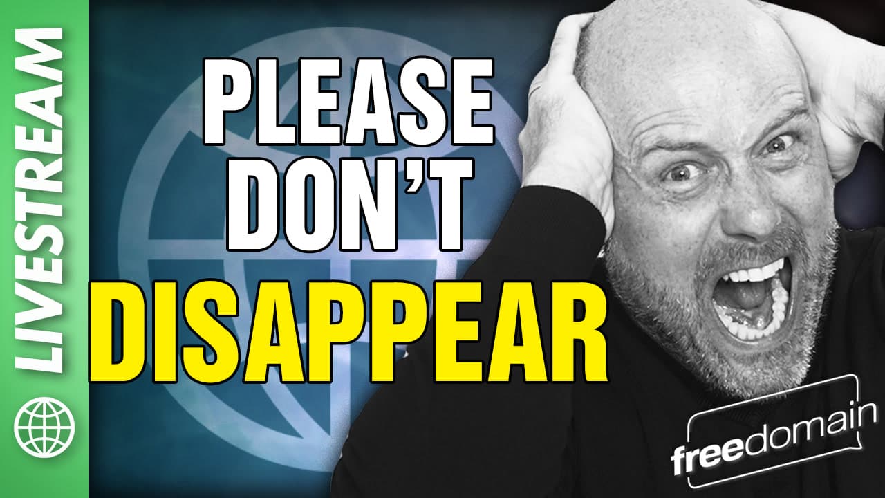 6285 PLEASE DON'T DISAPPEAR! Twitter/X Space - Freedomain with Stefan Molyneux cover
