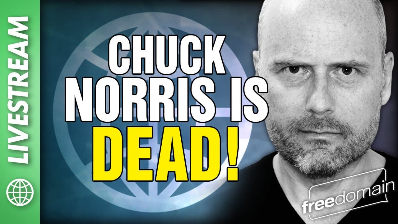 6334 CHUCK NORRIS IS DEAD! X Space - Freedomain with Stefan Molyneux cover