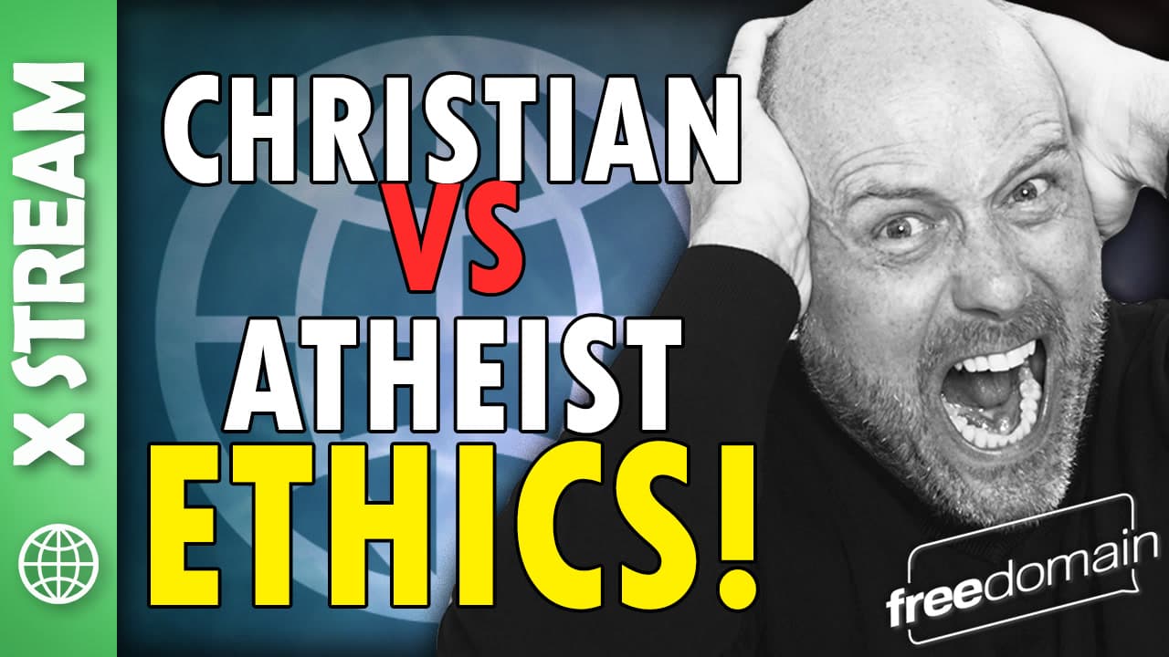 6348 Christian vs Atheist Ethics! X Space - Freedomain with Stefan Molyneux cover