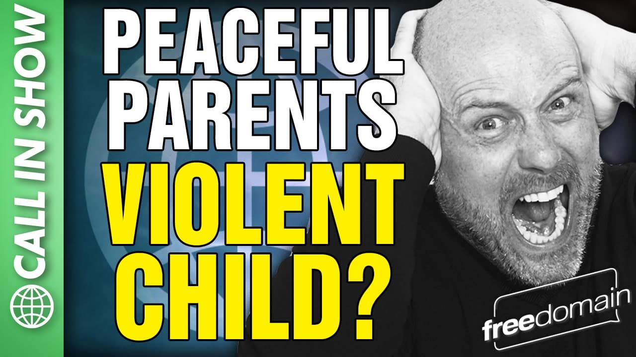 6351 Peaceful Parents Violent Child? CALL IN SHOW - Freedomain with Stefan Molyneux cover
