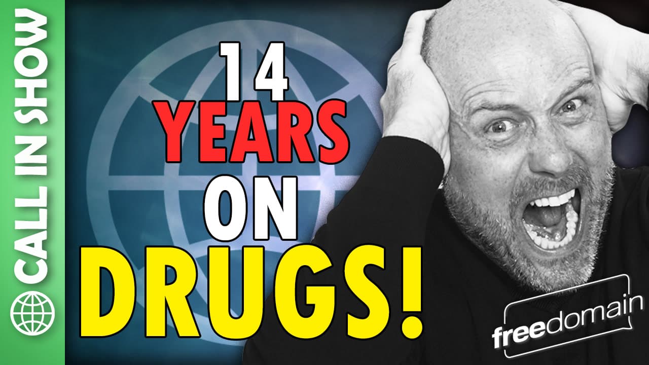 6365 14 Years on DRUGS! CALL IN SHOW - Freedomain with Stefan Molyneux cover