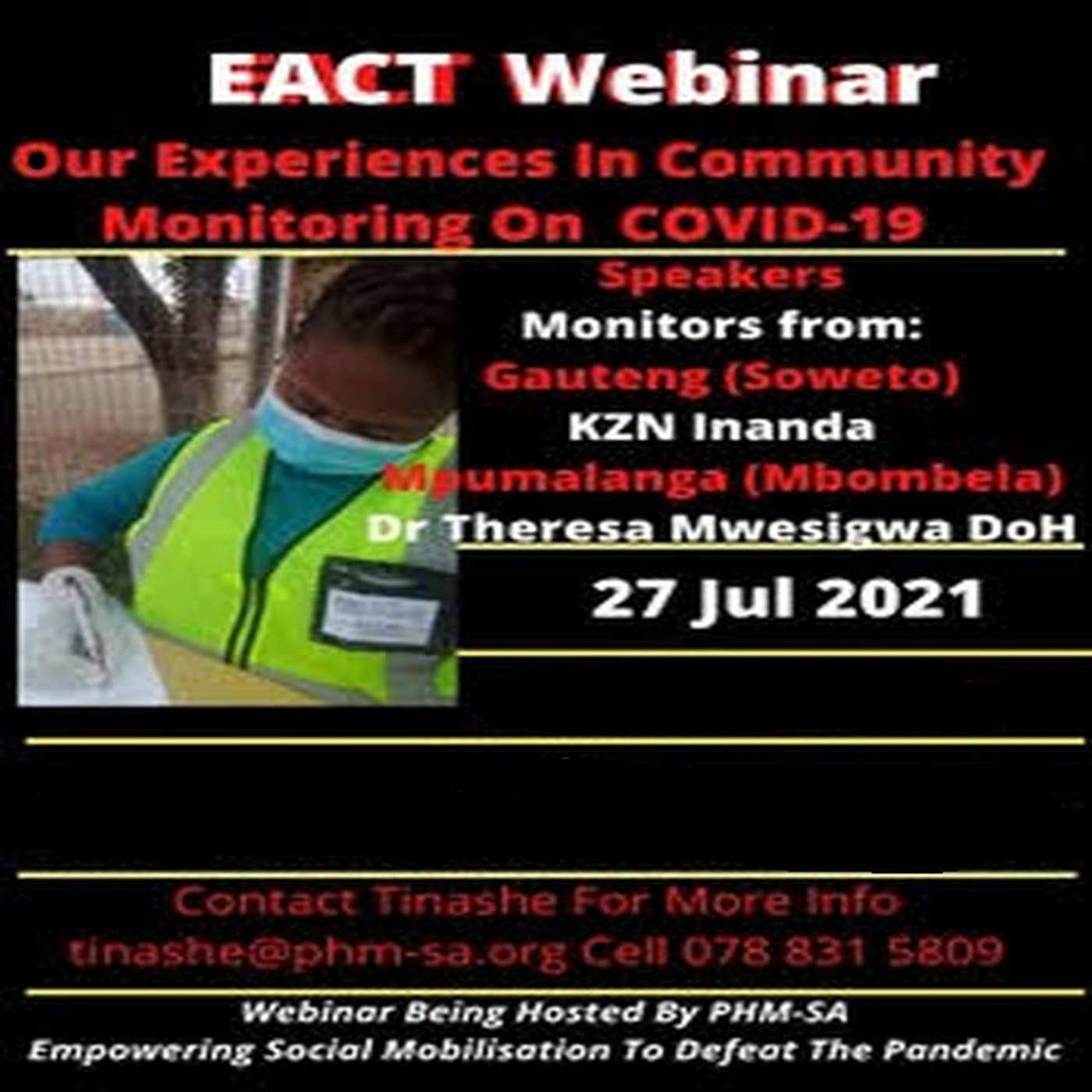 EACT - Equitable Access to C19 Technologies - People's Health Movement South Africa cover