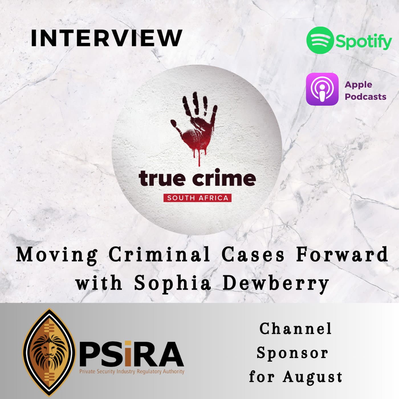 Interview: Moving Criminal Cases Forward with Sophia Dewberry - True Crime South Africa cover