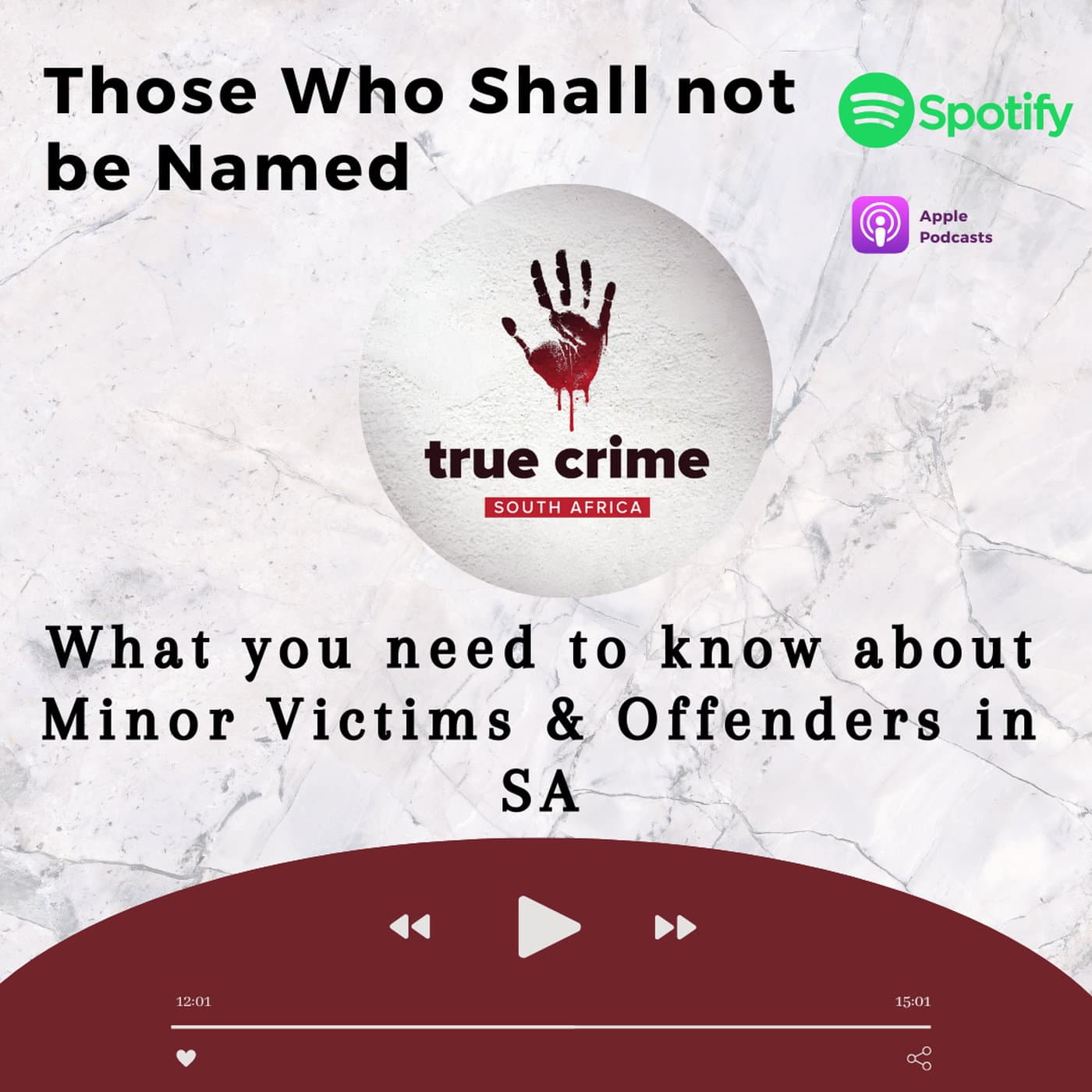 Those Who Shall not be Named: Minor Victims & Offenders in SA — True Crime South Africa cover
