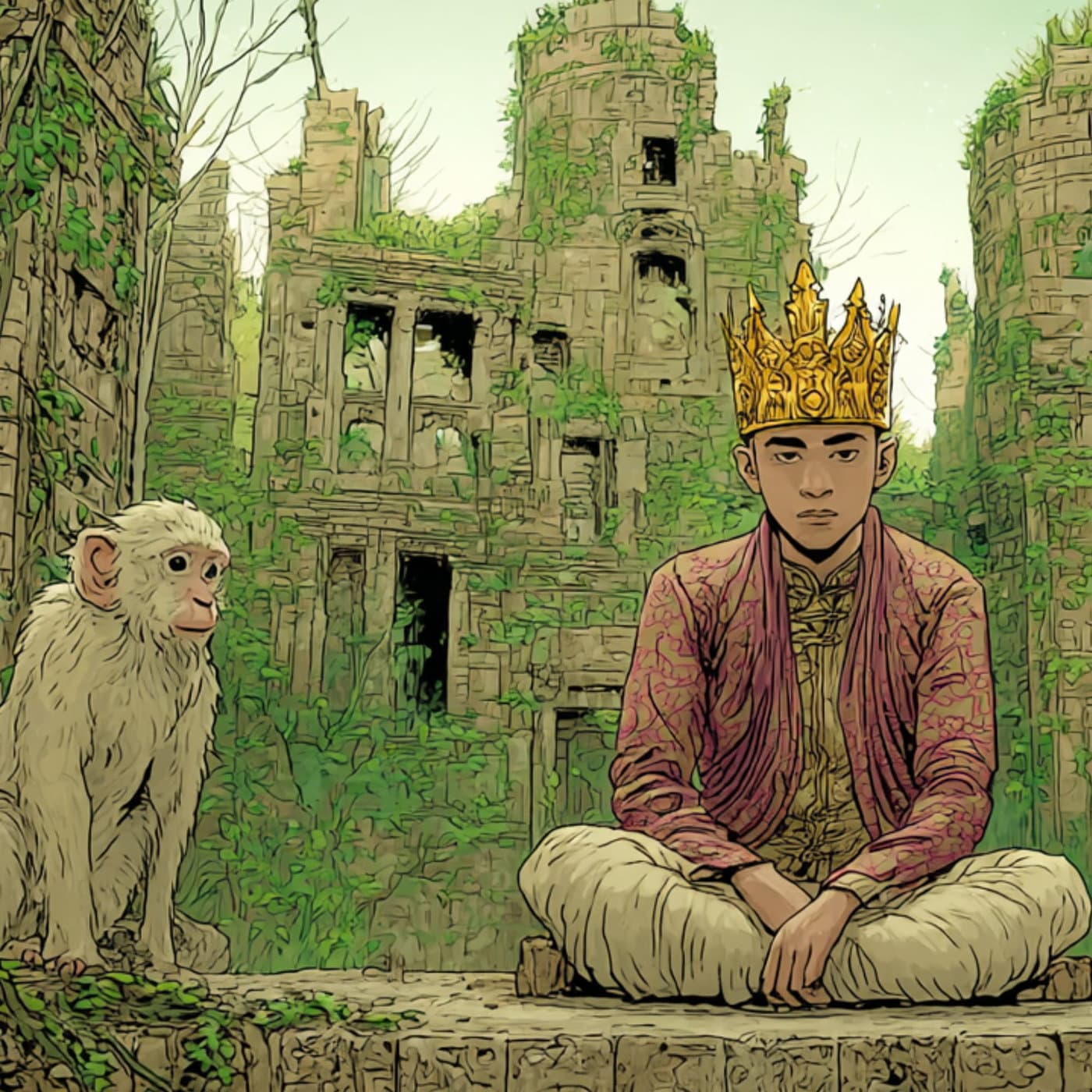 The Man Who Would Be King of the Apes - Various Fairy Tales cover