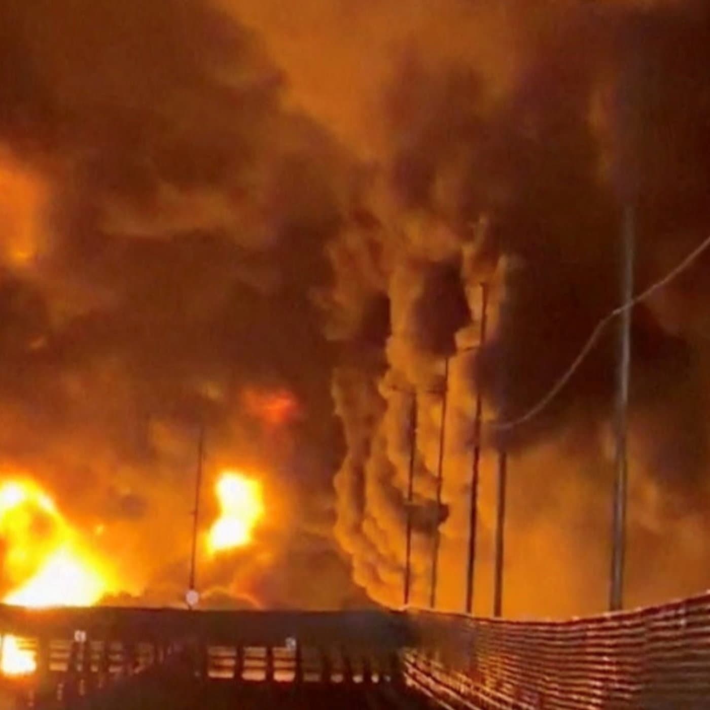 US and Israel hit Iranian oil depot - BBC cover