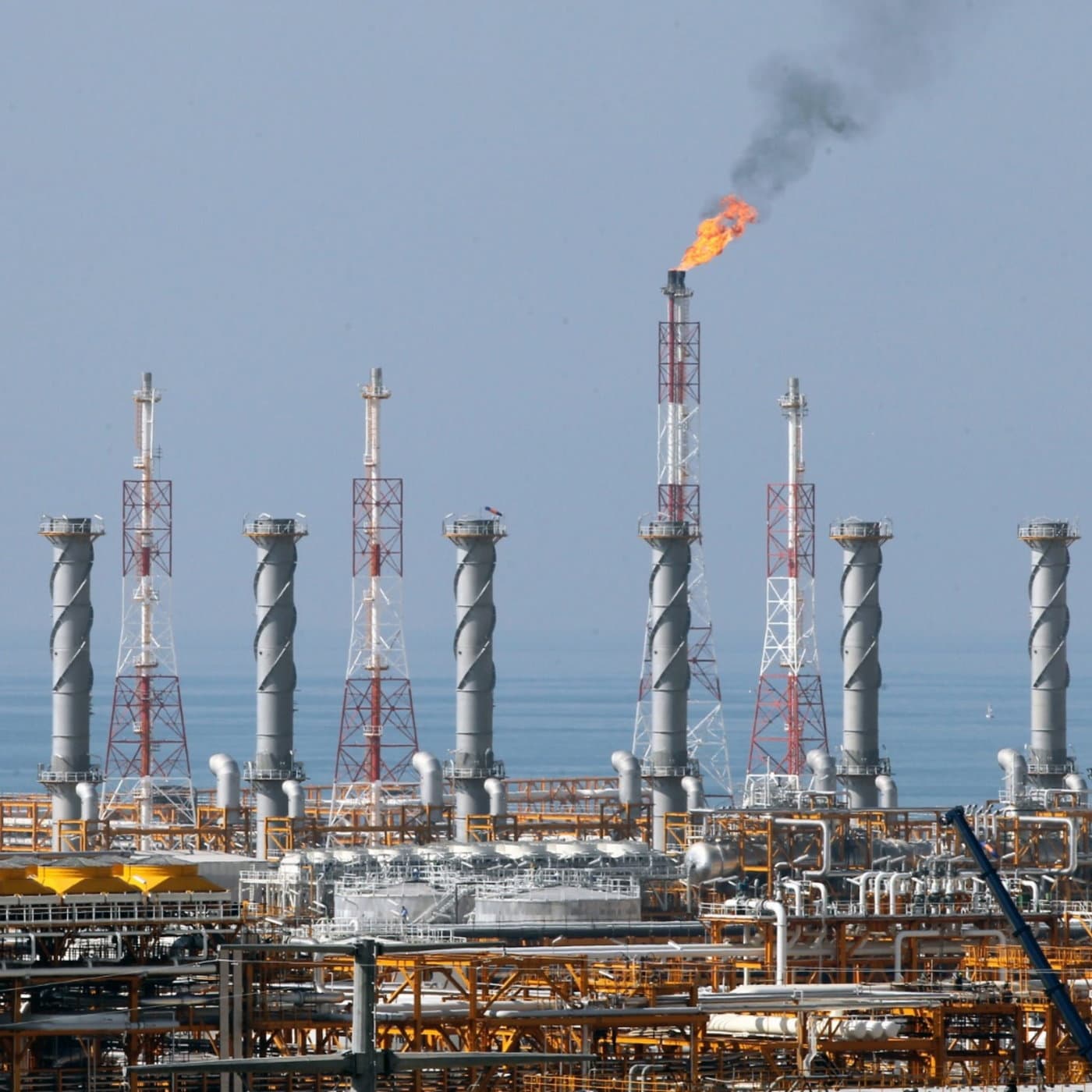 Oil and gas prices surge after energy plant strikes - BBC cover